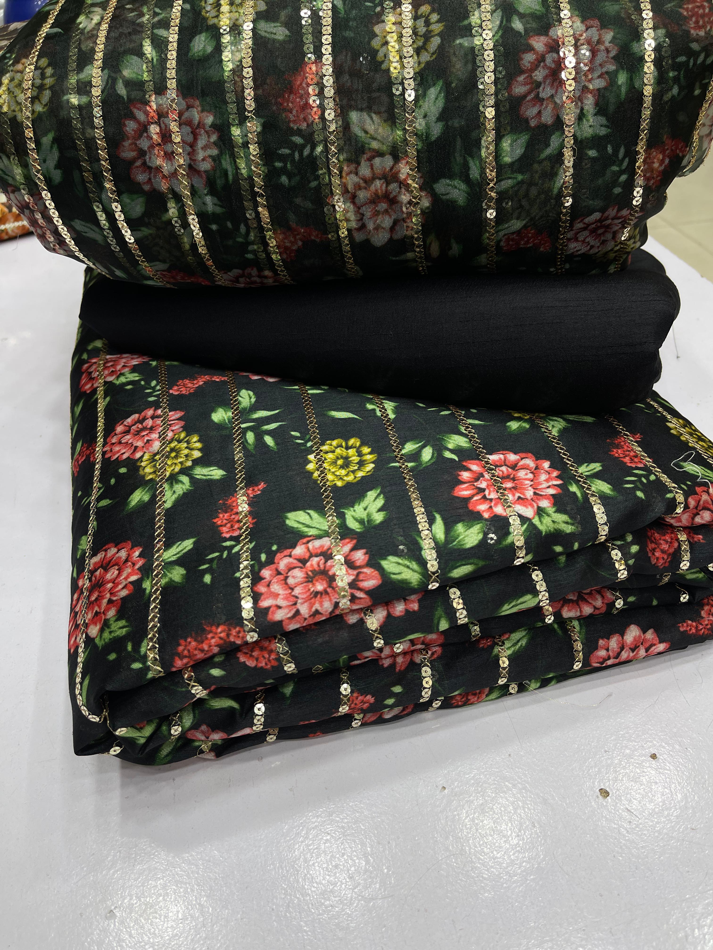 Khadi Raw Silk 3pc