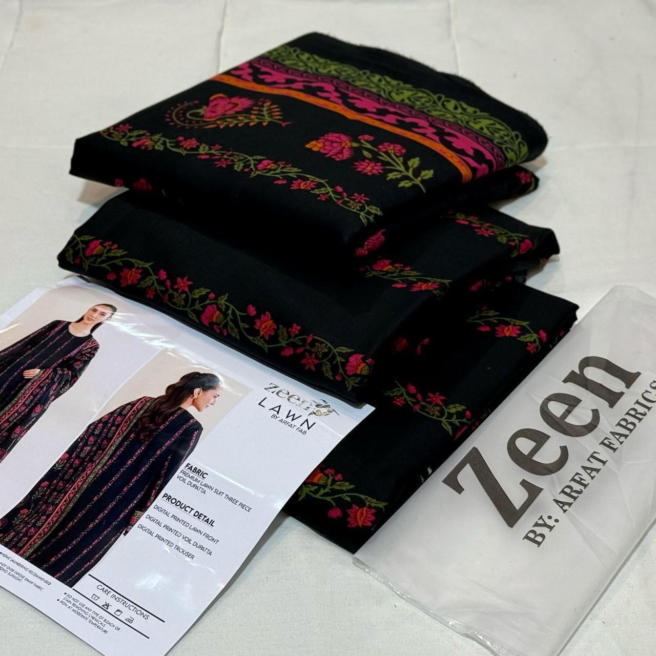 💯 Zeen by Arfat Lawn 3pc 1