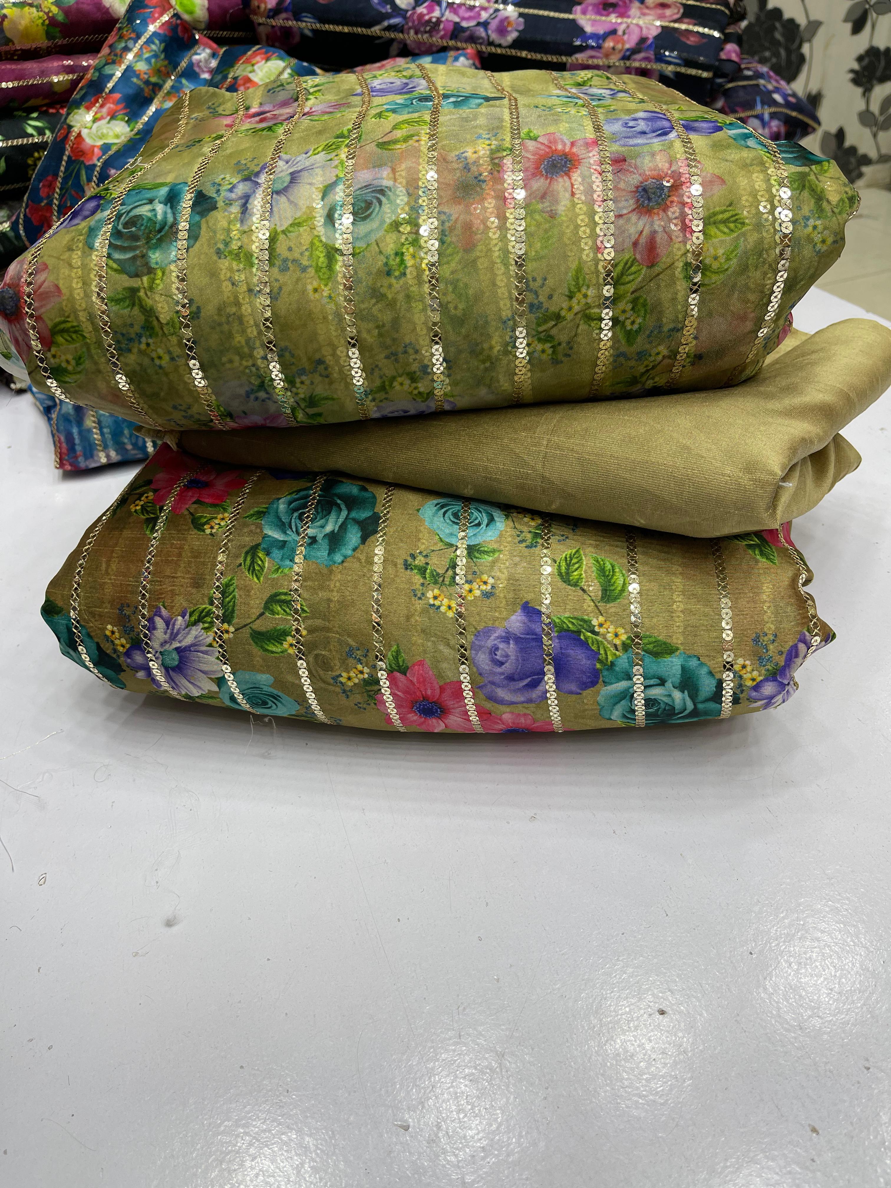 Khadi Raw Silk 3pc