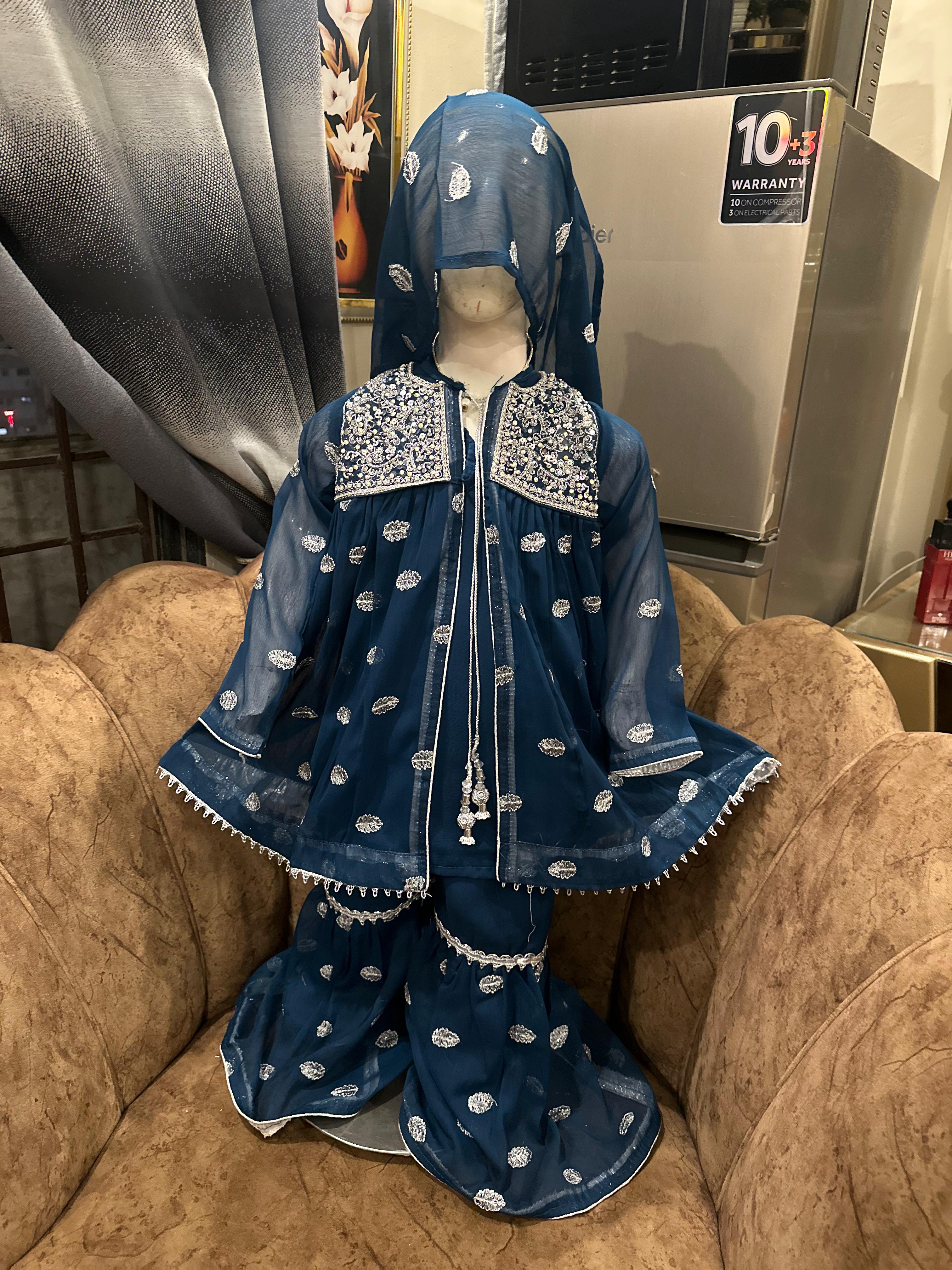 Kid's Chiffon Gharara