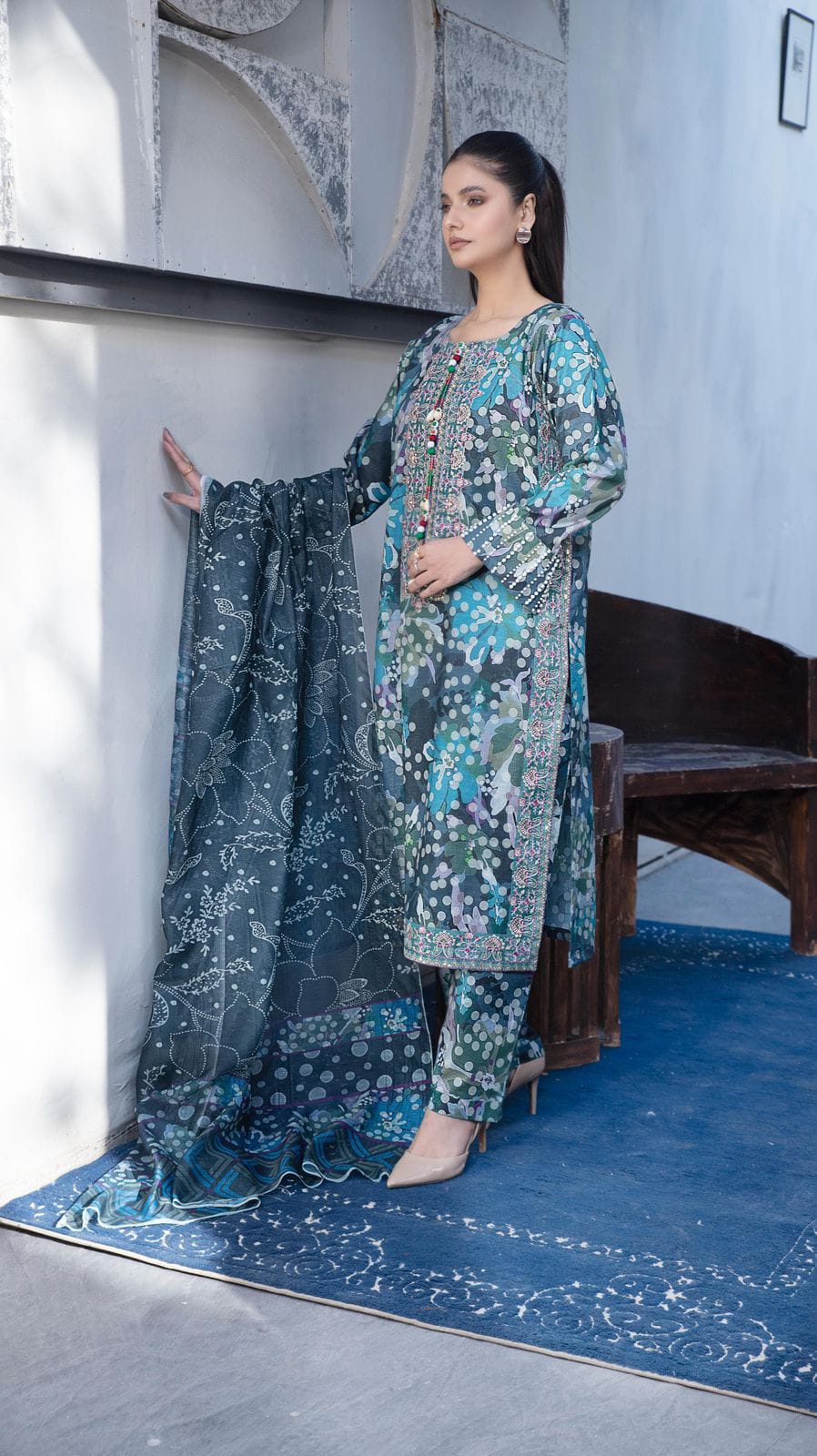 Khaddar Stitch 3pc