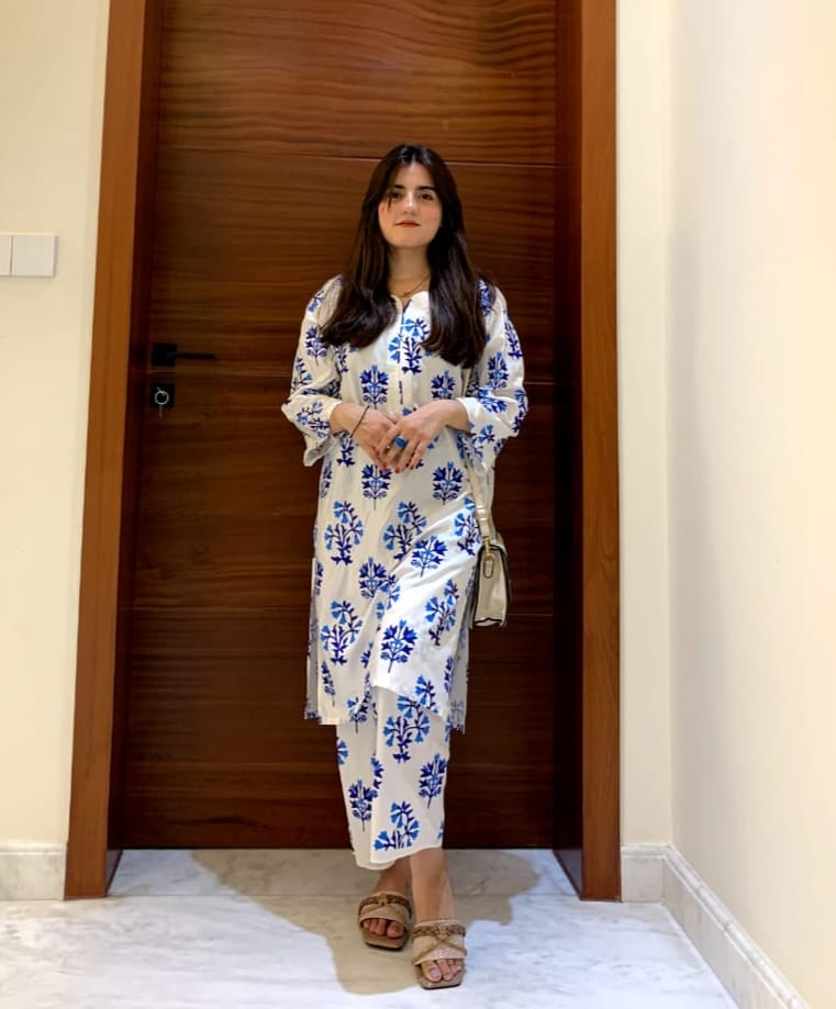 Sapphire brand 2 PCs lilen suit