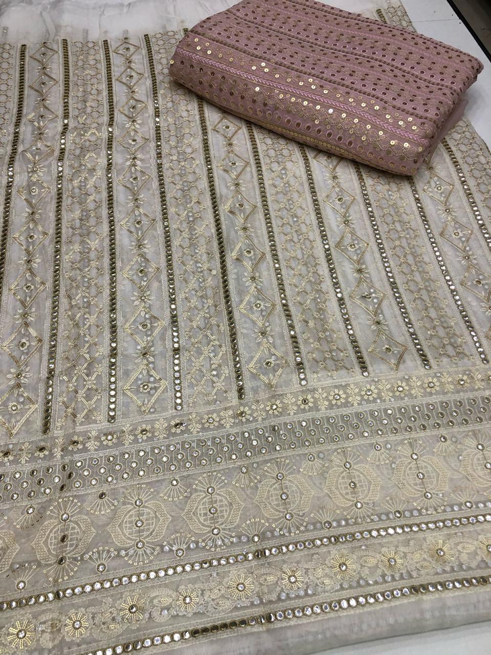 Foil Work PK Pure Chiffon 3pc
