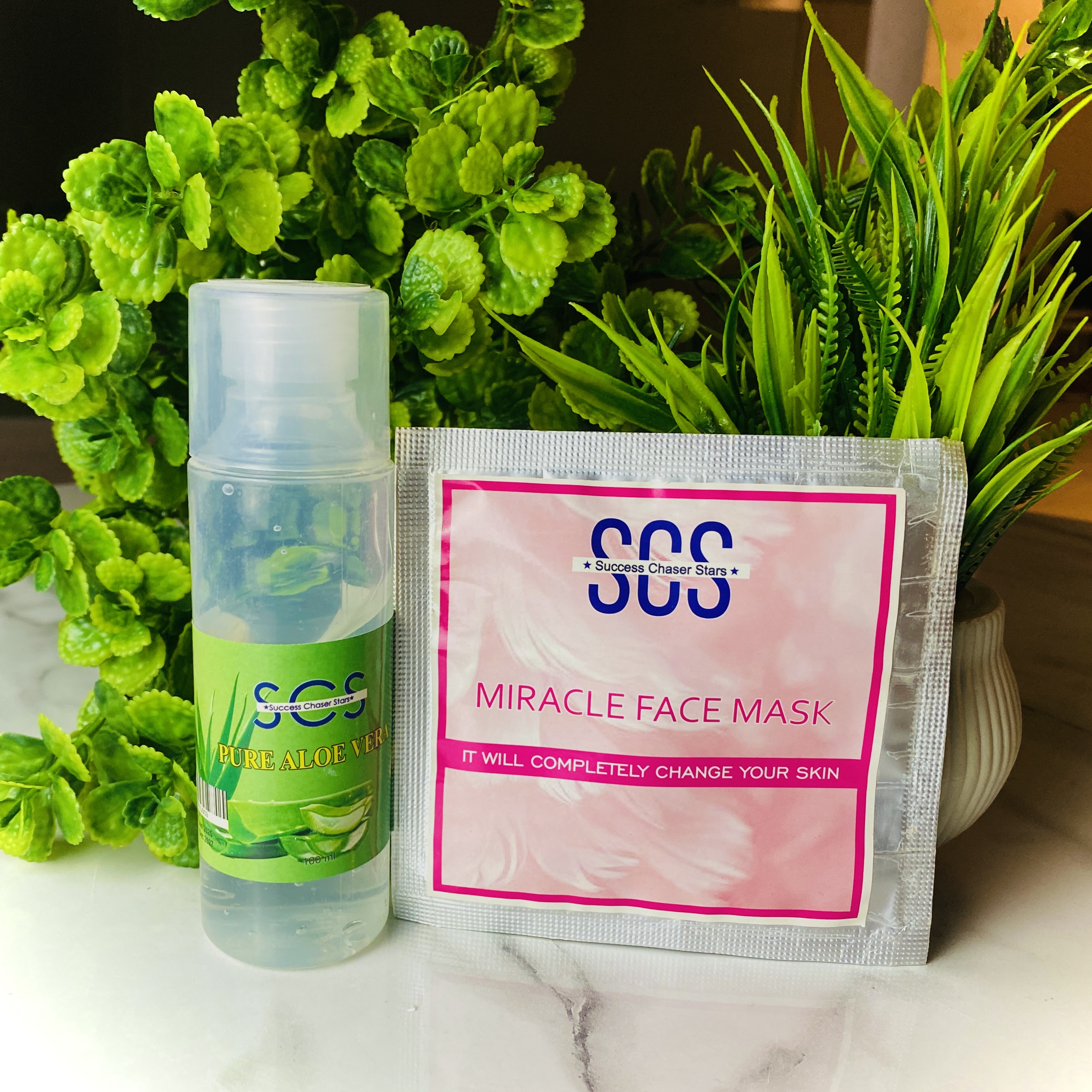 Alovera Juice miracle Face Mask