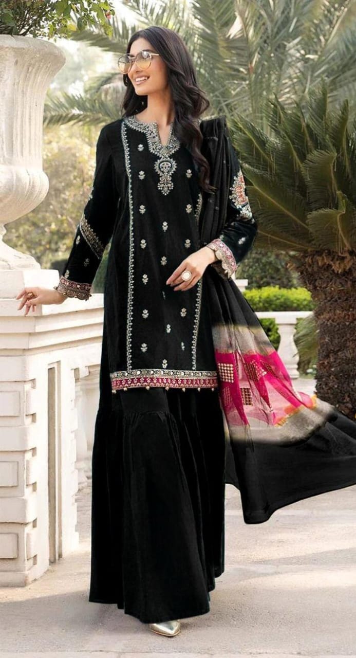 Mix Brand Replicas 3pc Embroidered