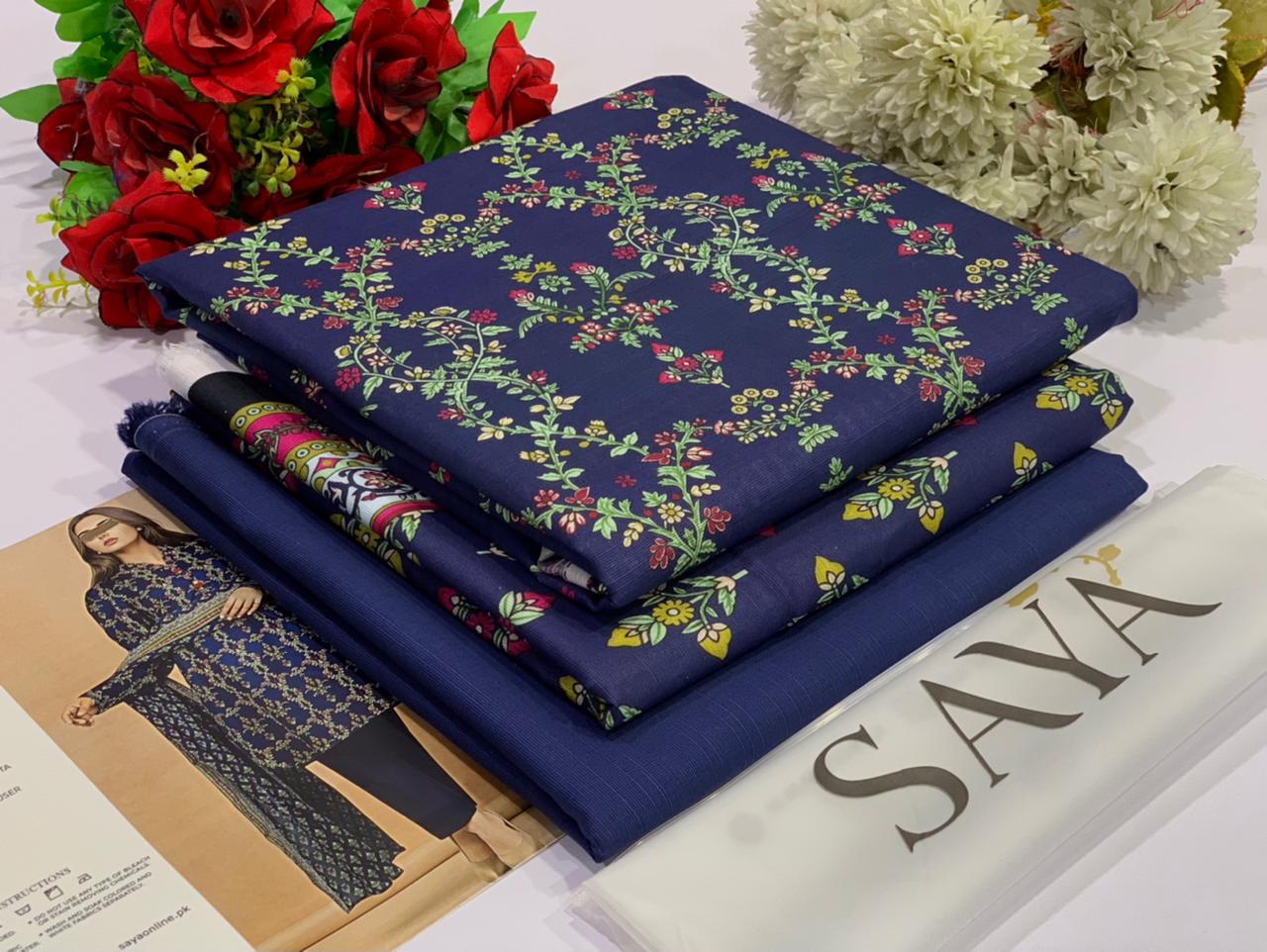 Digital slub kaddar 2pcs by saya