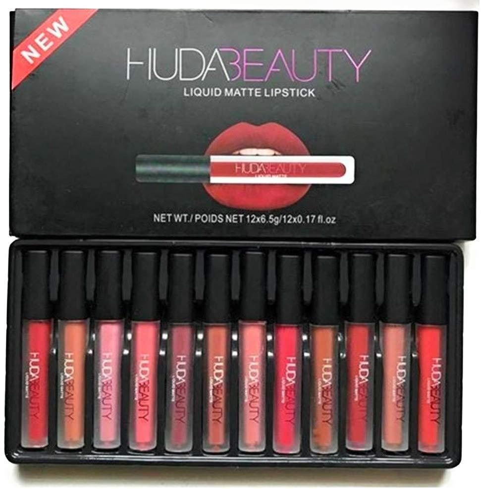 Matte Finish Lips Set, 12 Piece