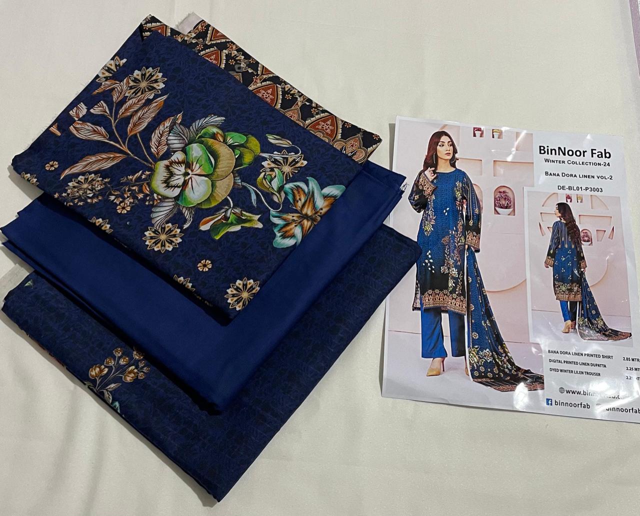 Bana Doriya Linen 3pc
