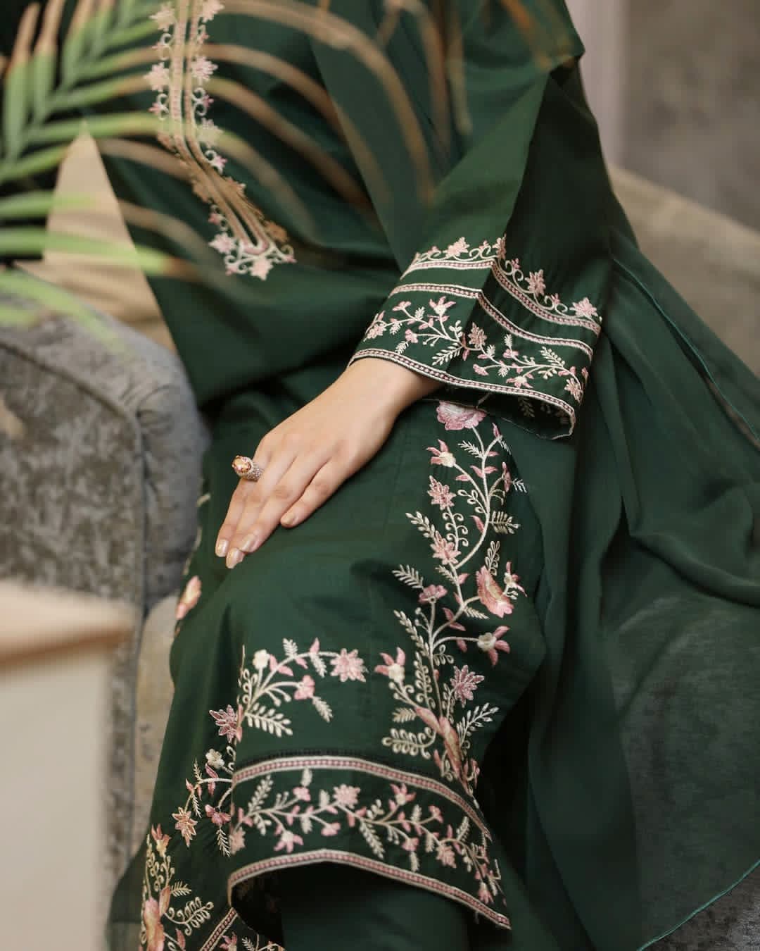 Linen embroidery