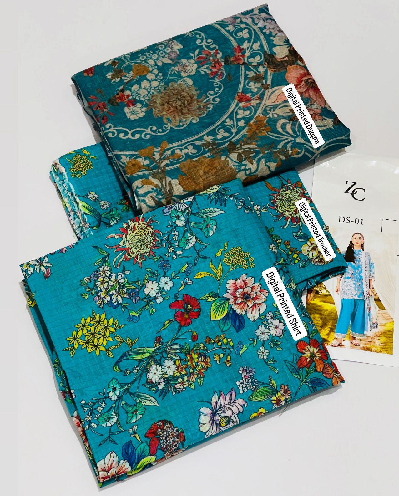 Lawn 3pc Printed