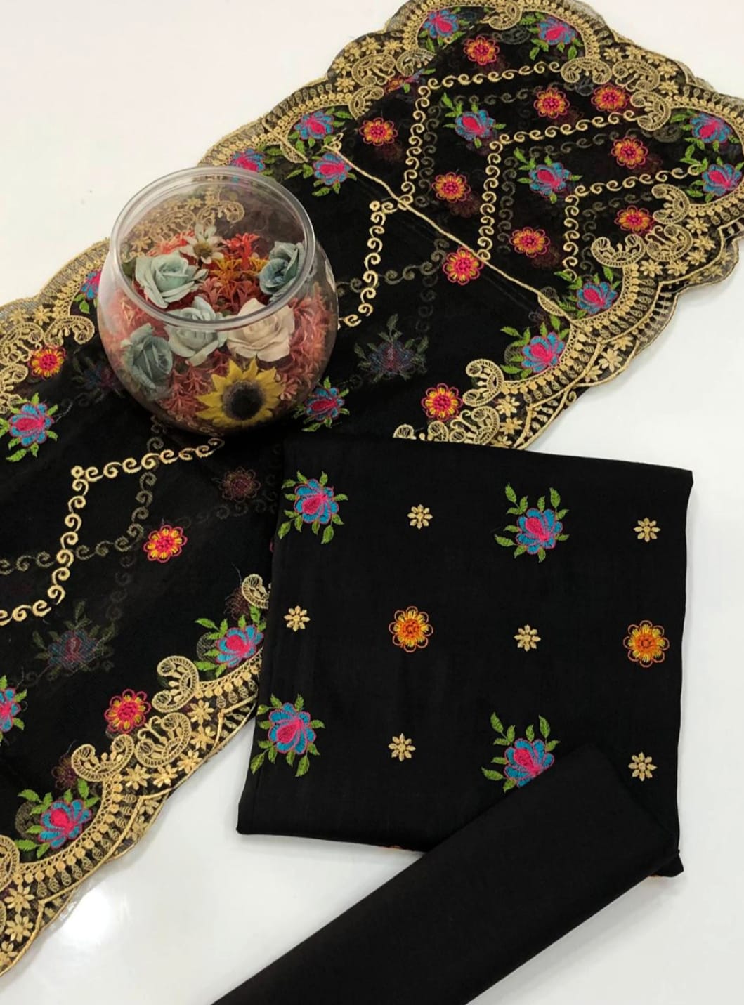 Computer Embroidery Lawn 3pc