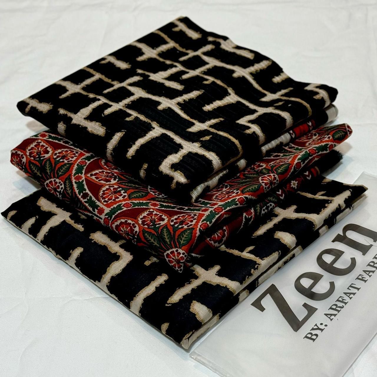 💯 Zeen by Arfat Lawn 3pc