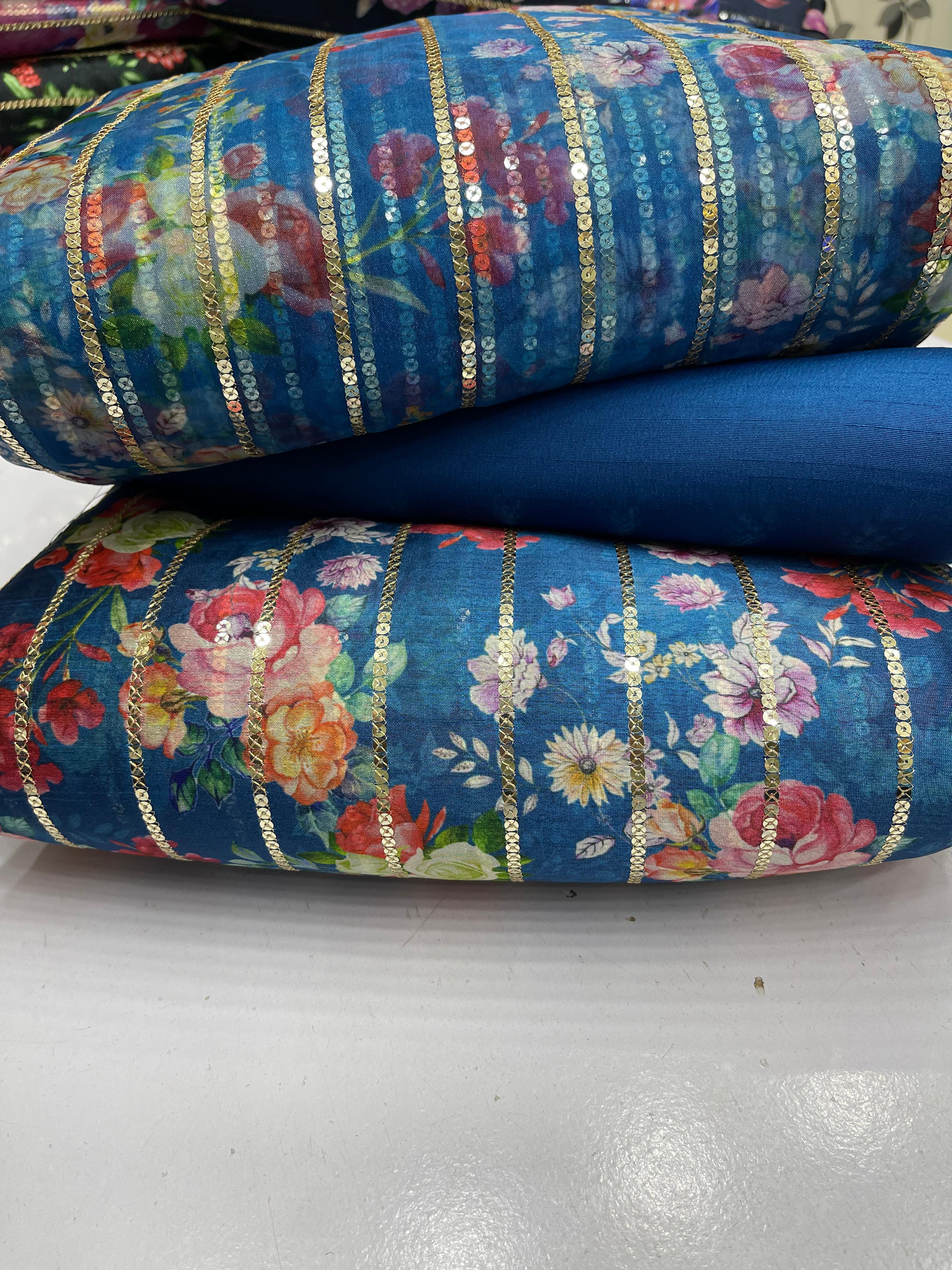 Khadi Raw Silk 3pc