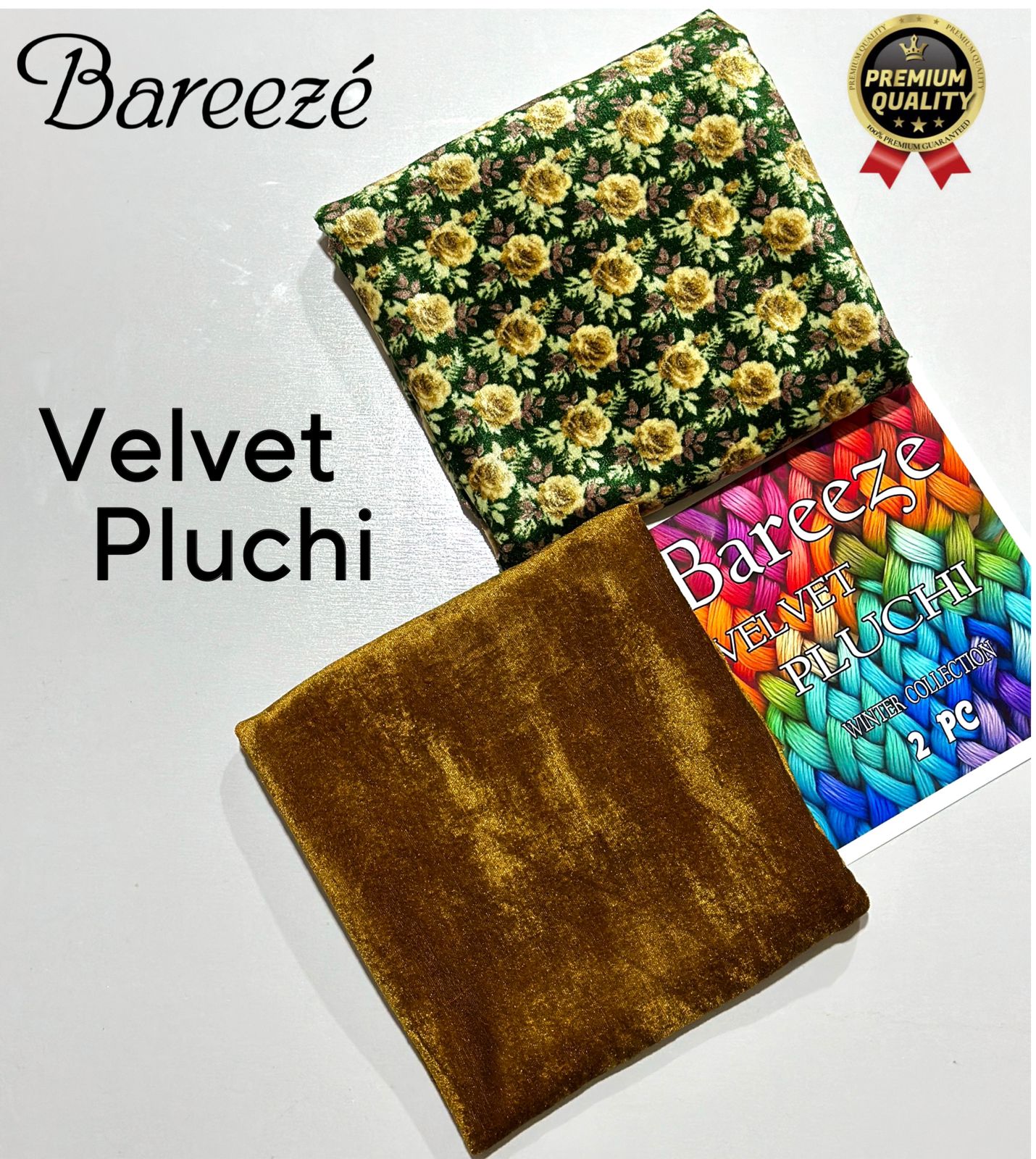 *Alhumdulillah Winter VELVET PLUCHI Collection 2024-25*   * Same as Original *BAREEZA* *2pc*