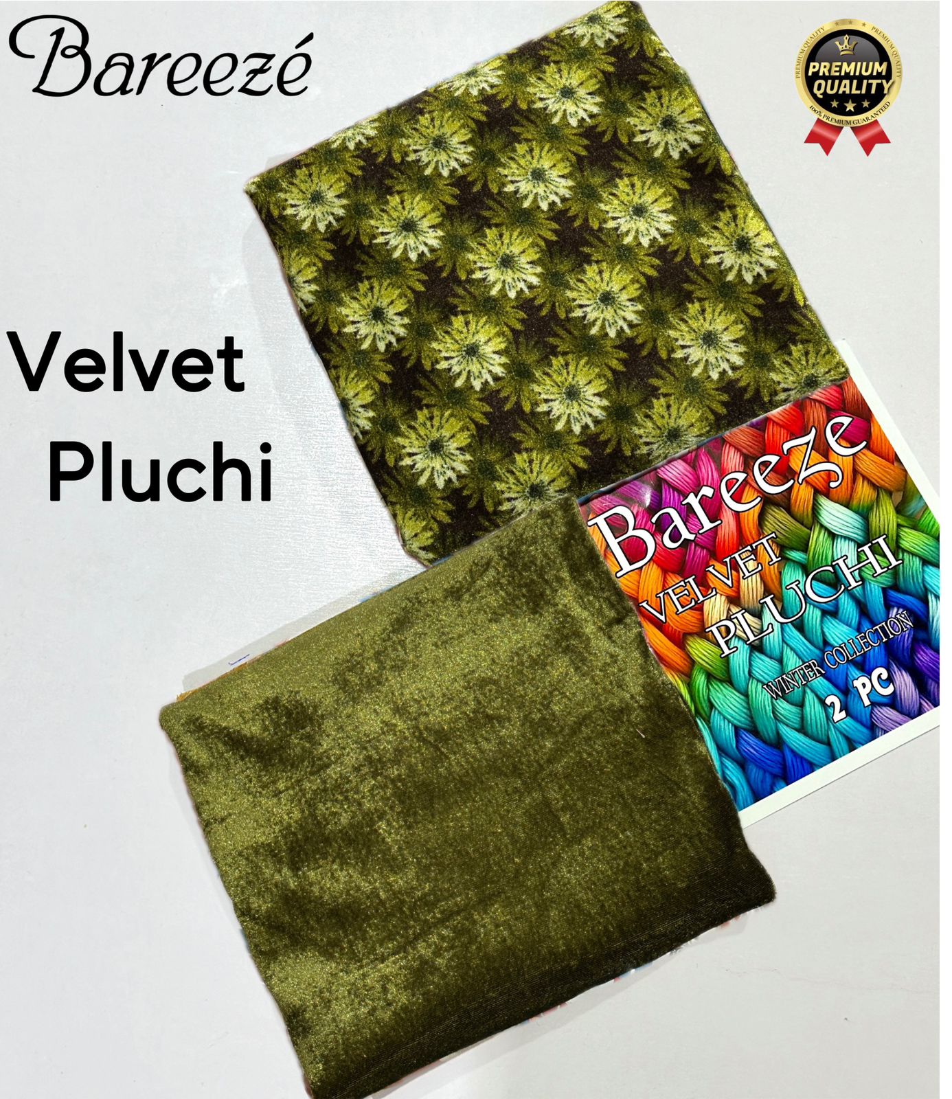*Alhumdulillah Winter VELVET PLUCHI Collection 2024-25*   * Same as Original *BAREEZA* *2pc*