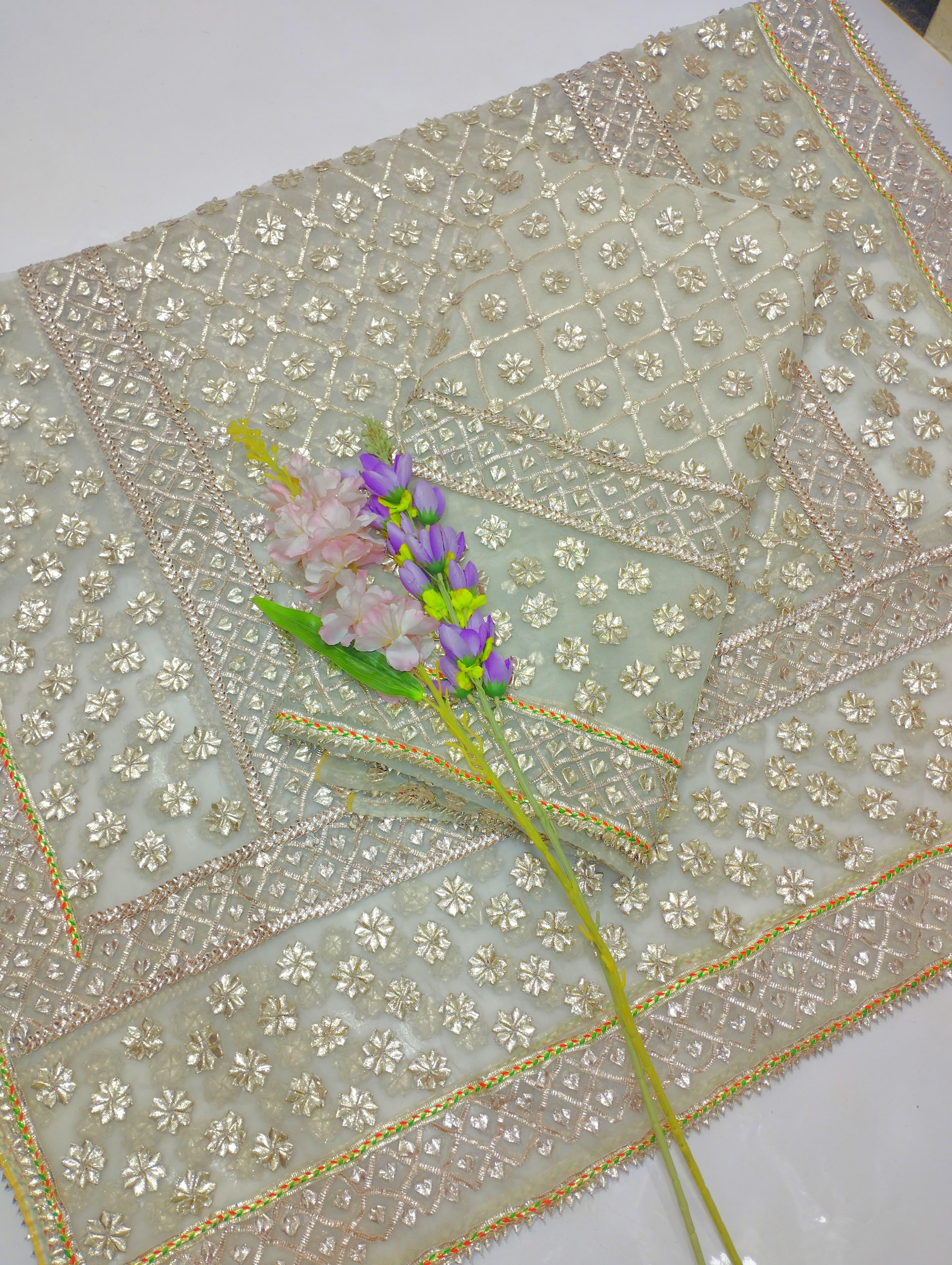 Wedding Gotta Rose Gold Organza 2pc 1