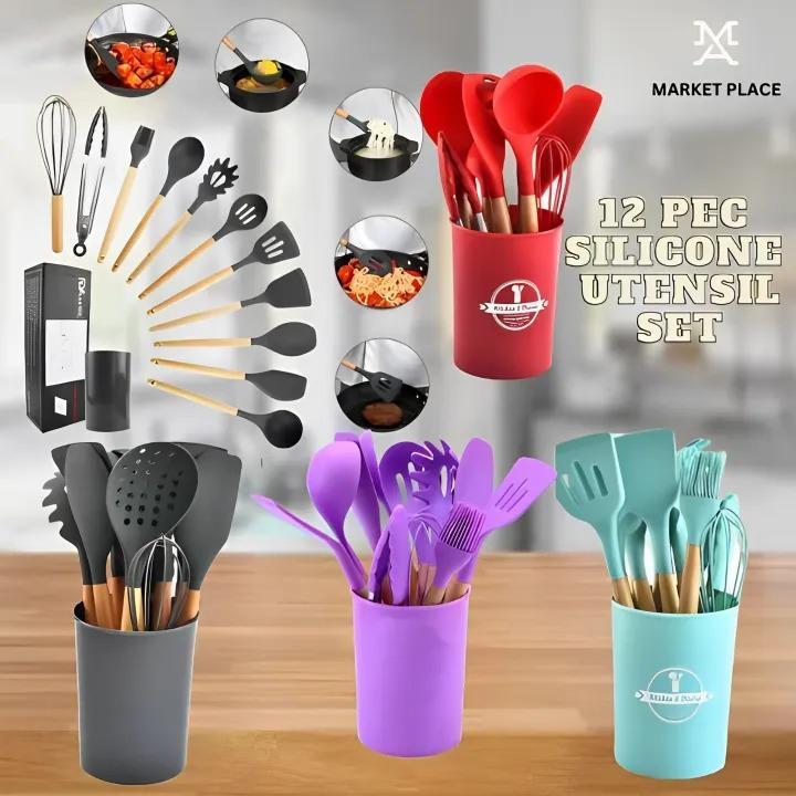 Non stick spatula set