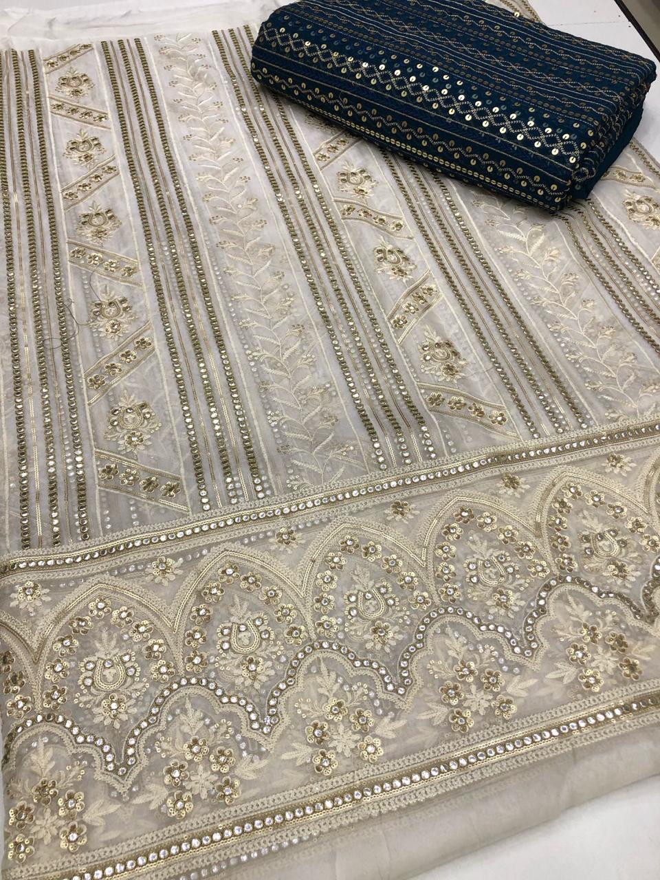 Foil Work PK Pure Chiffon 3pc