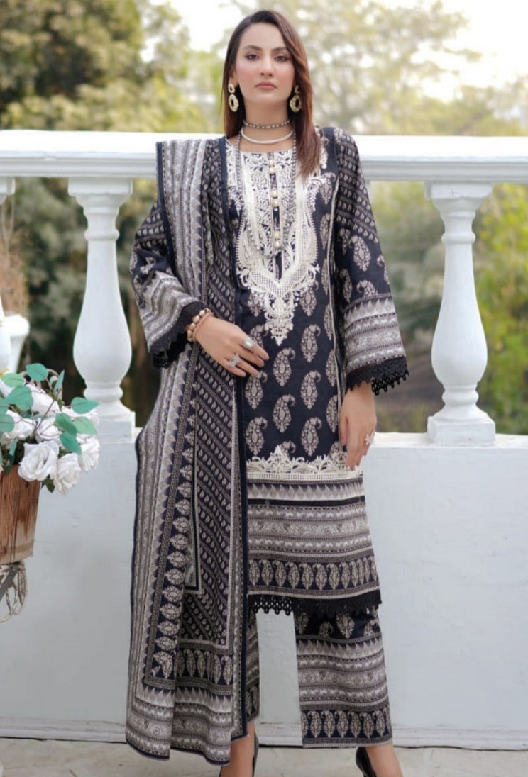 Winter Cotton 3pc Stitch 3