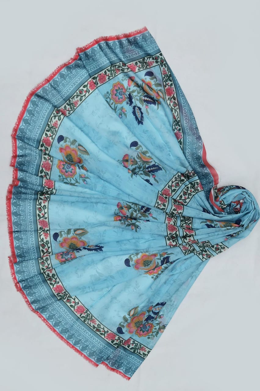 Lawn Embroidered 3pc Replica 8