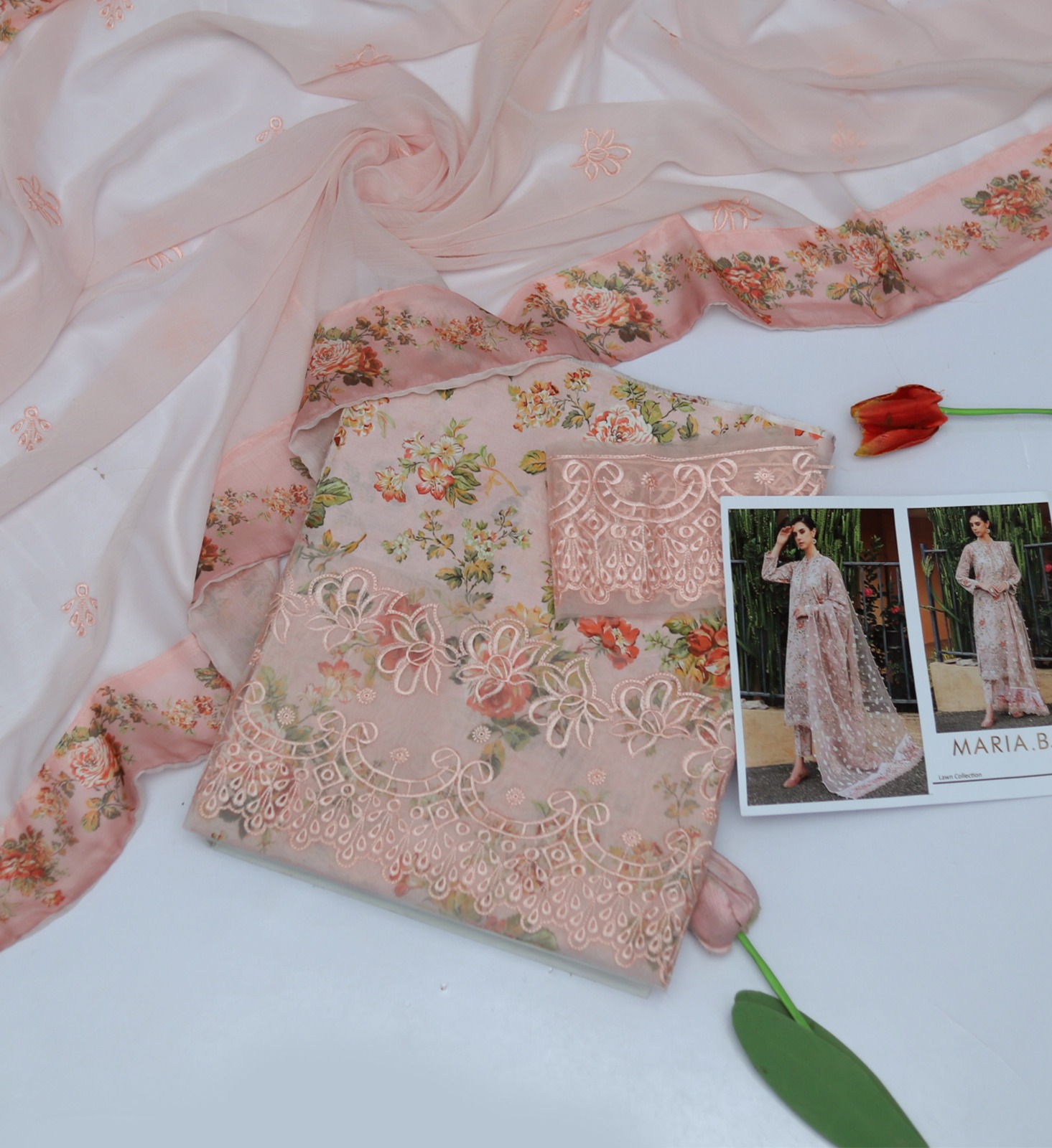Lawn Printed 3pc Replica 24