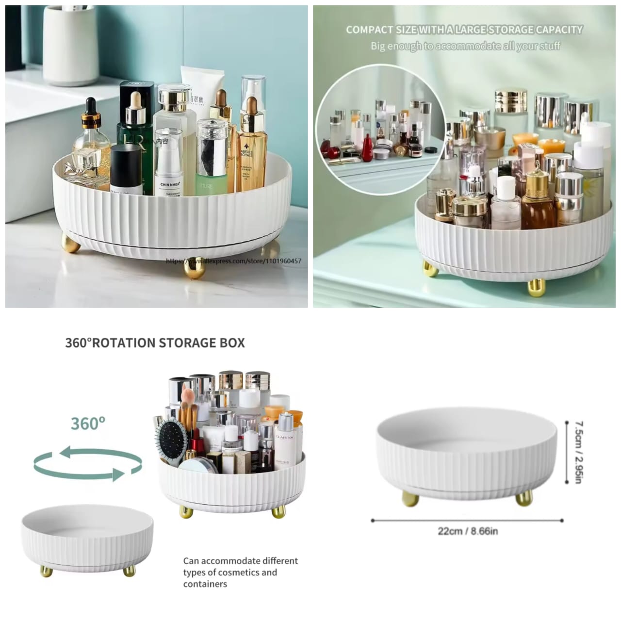 Luxury rotating tray