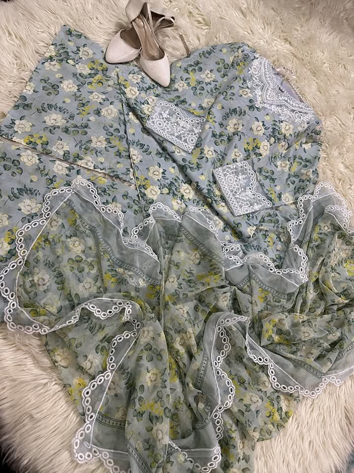 Lawn Stitch 3pc Dress 👗