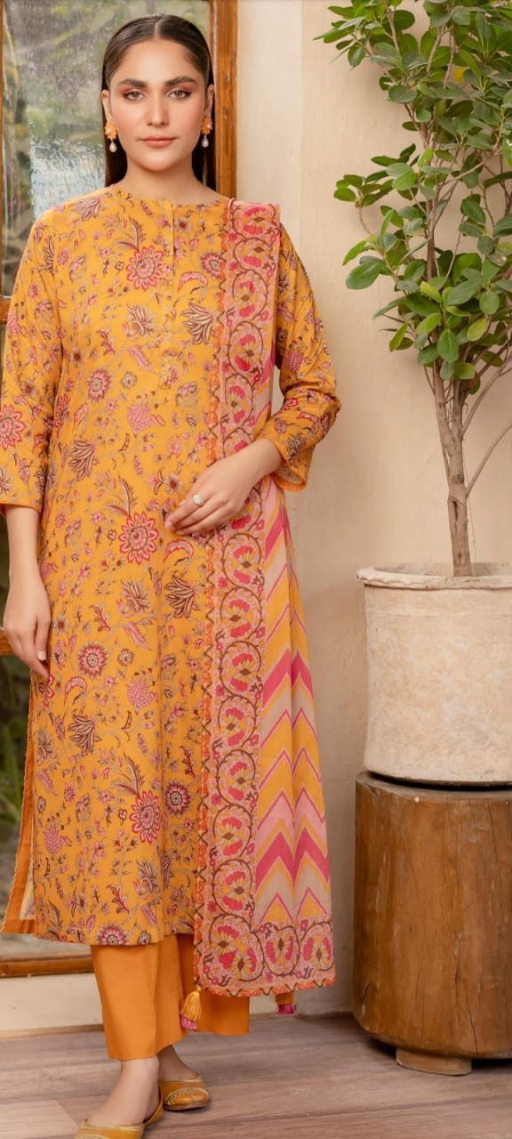 💯 Original Gull Jee Lawn 3pc