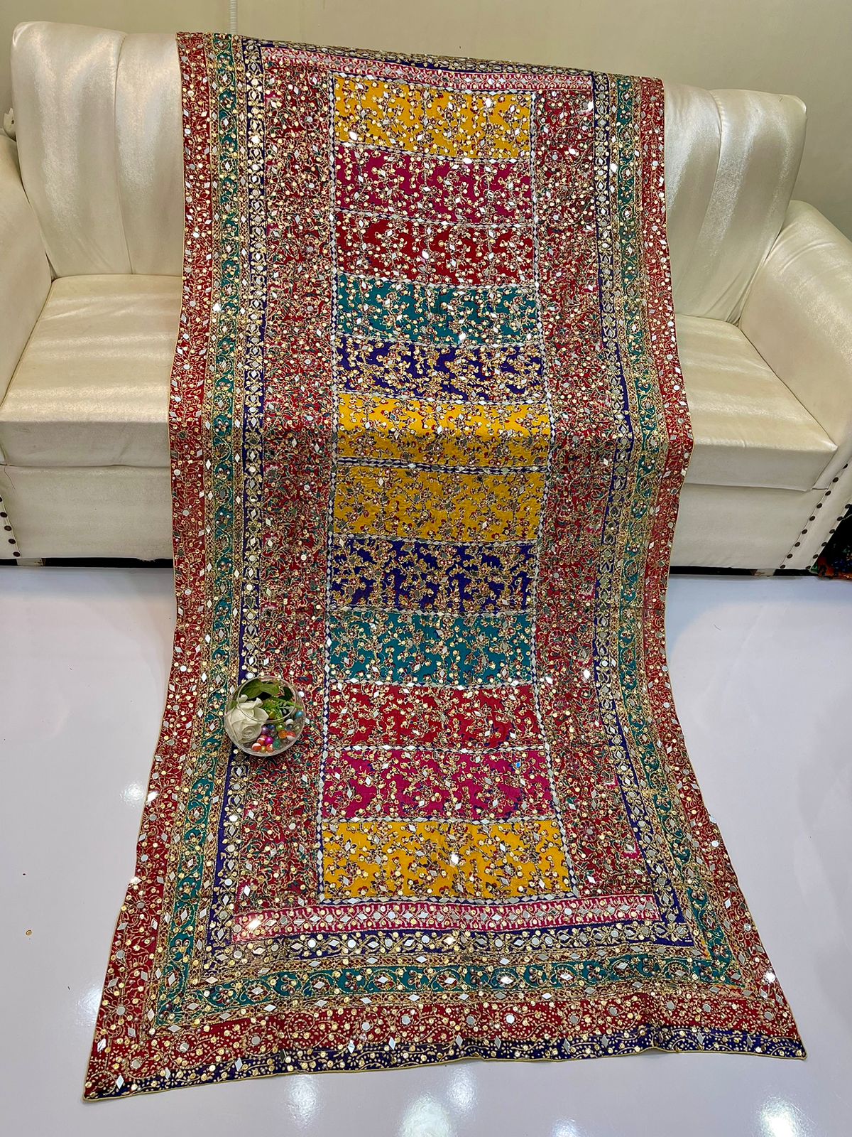 Indian Kattan Silk Shawls