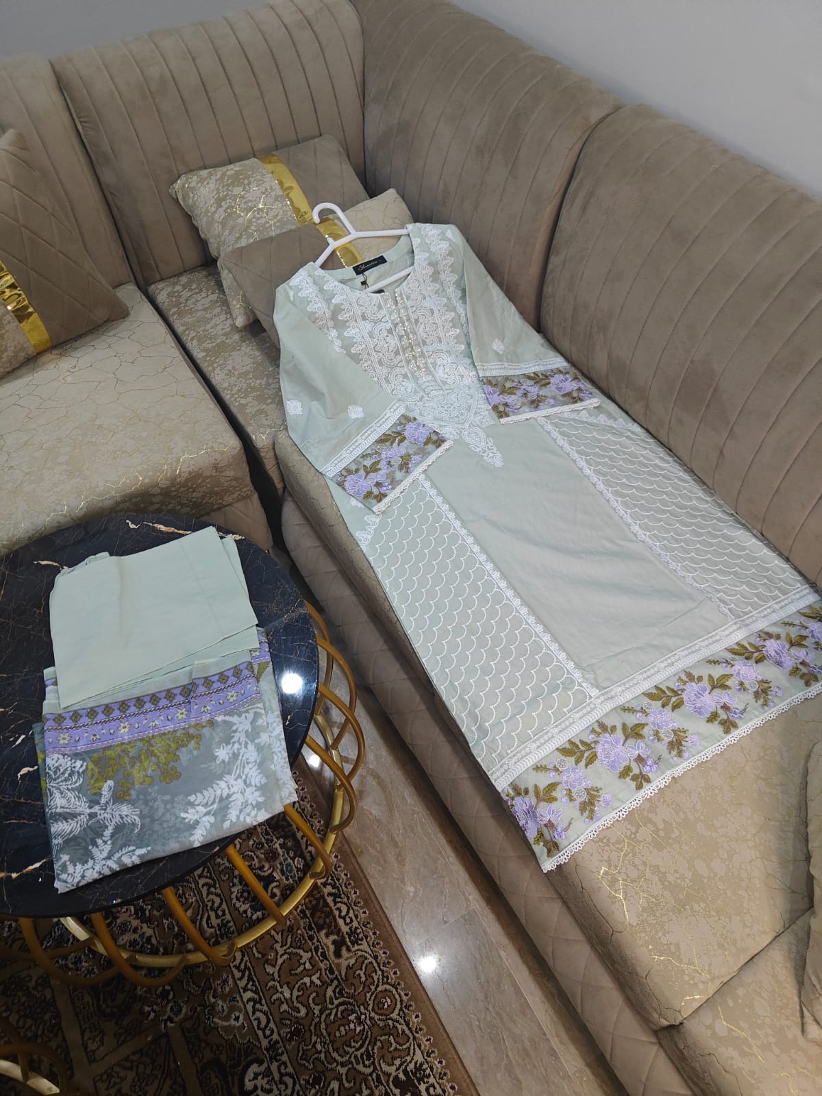 Lawn Embroidered Stitch 3pc 1