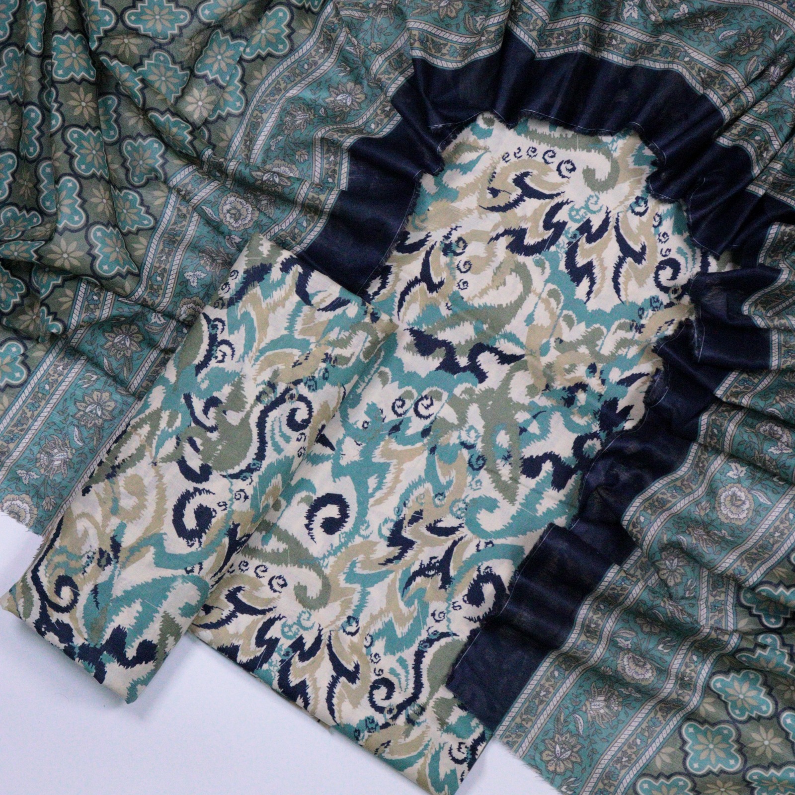 Bin Saeed 3pc Printed Lawn Unstitch 💞