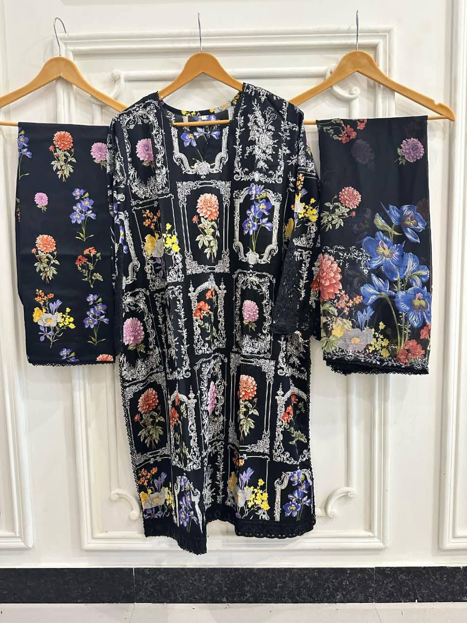 Lawn Stitch 3pc Dress 👗