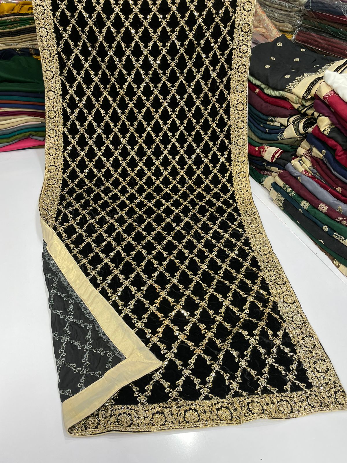 Velvet Shawls 1