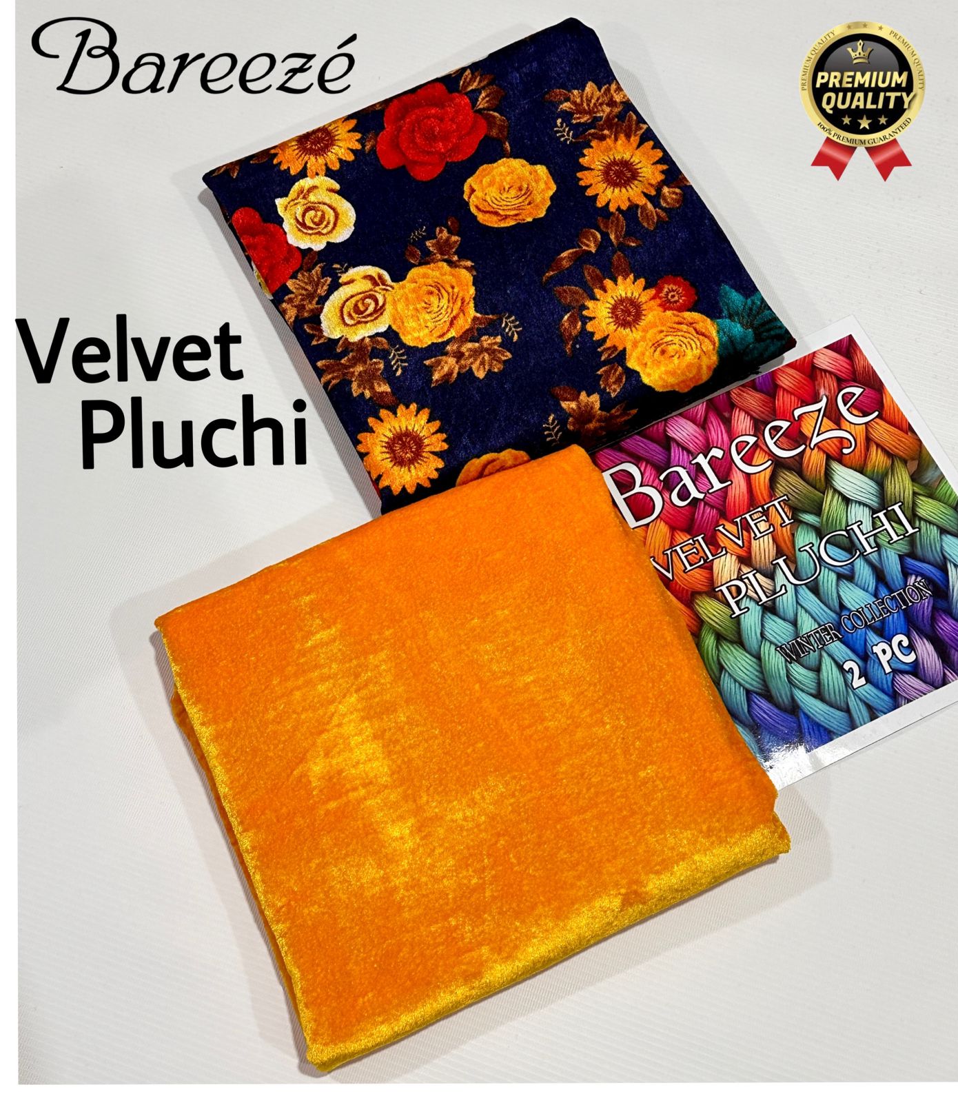 *Alhumdulillah Winter VELVET PLUCHI Collection 2024-25*   * Same as Original *BAREEZA* *2pc*