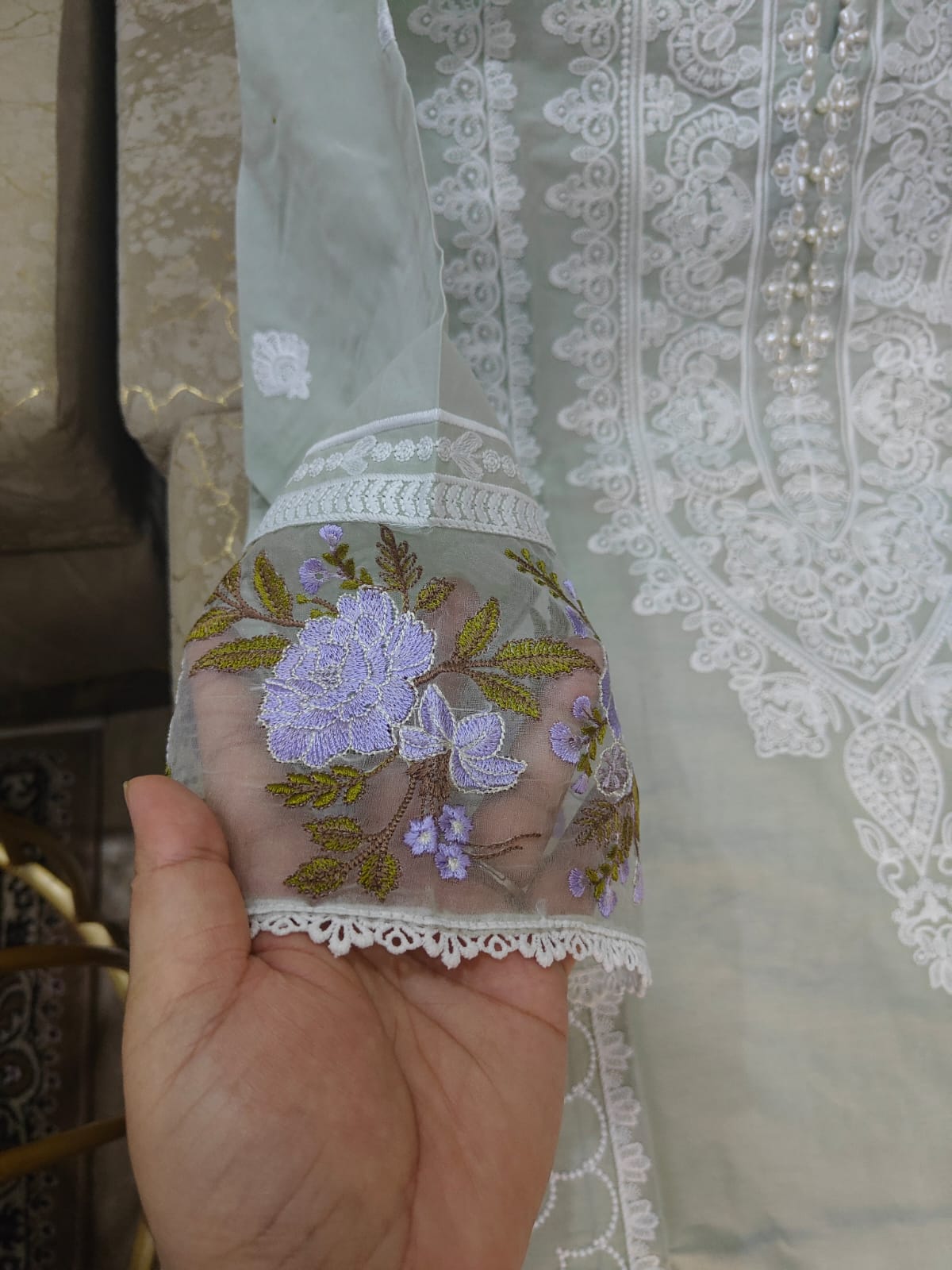 Lawn Embroidered Stitch 3pc 1