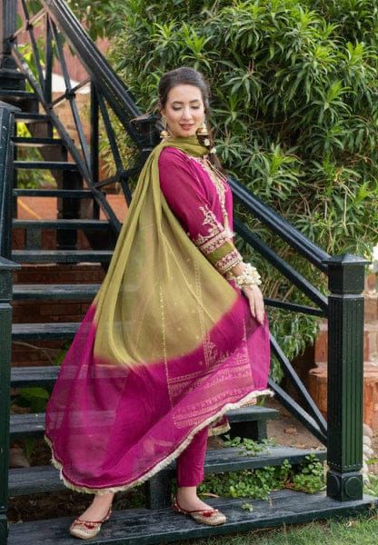 Luxury embroidery 3pieces