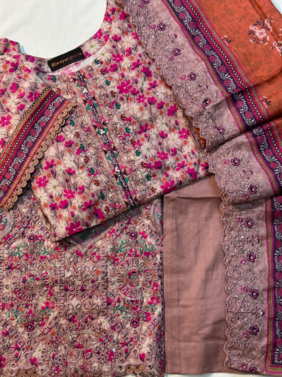 Lawn Embroidered Stitch 3pc 5