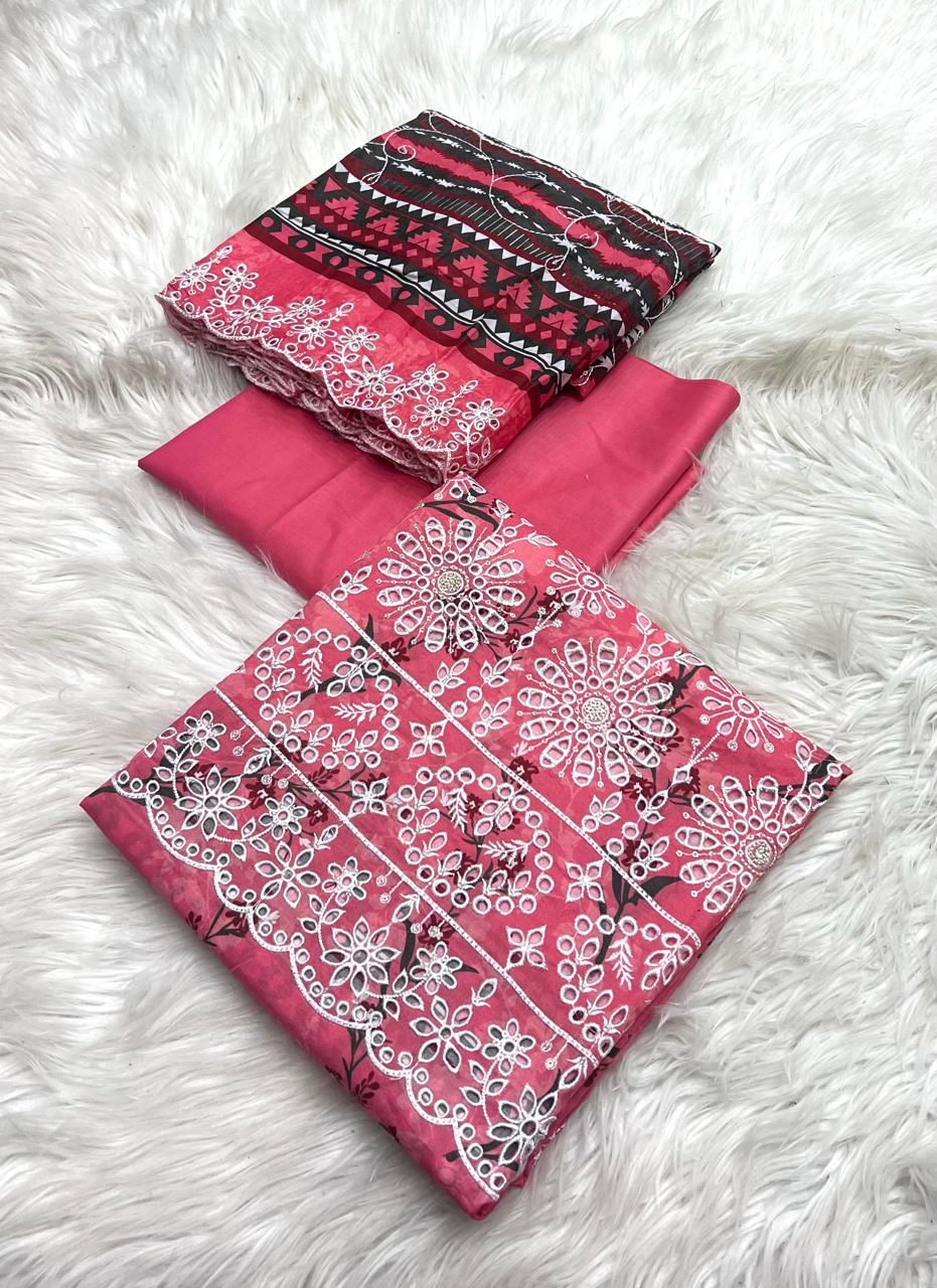 💯 Original Riwayat Cutwork 3pc Lawn