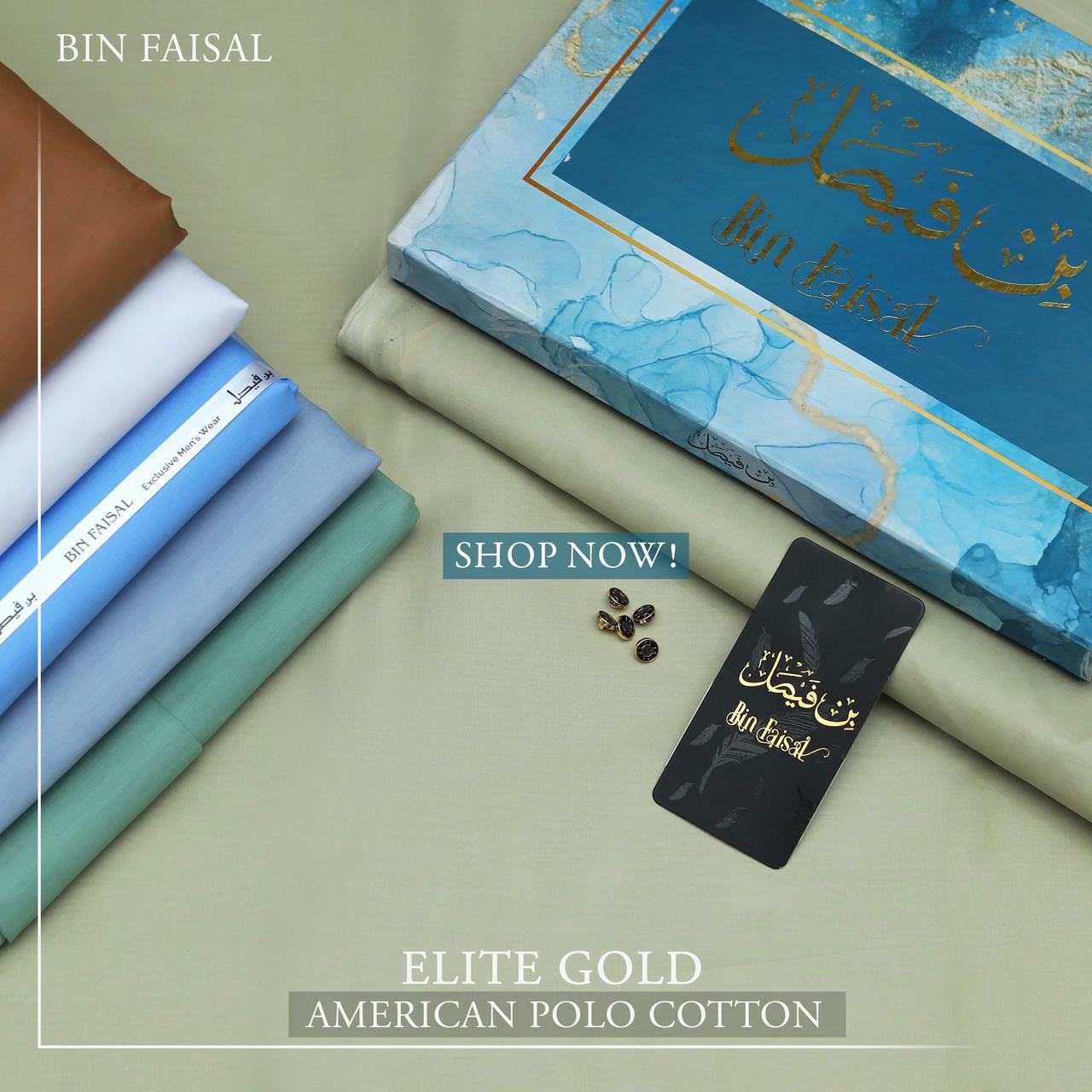 Bin Rashid Gents Polo Cotton