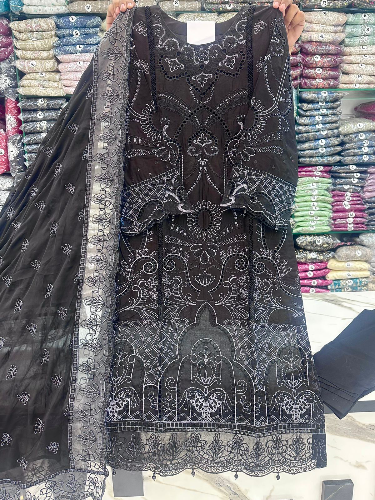 Eid Luxury Cotton Stitch Collection 3pc