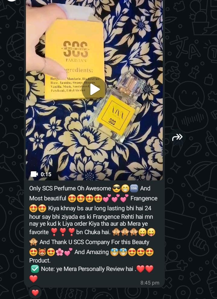 Viva for Her SCS Perfuem long lasting