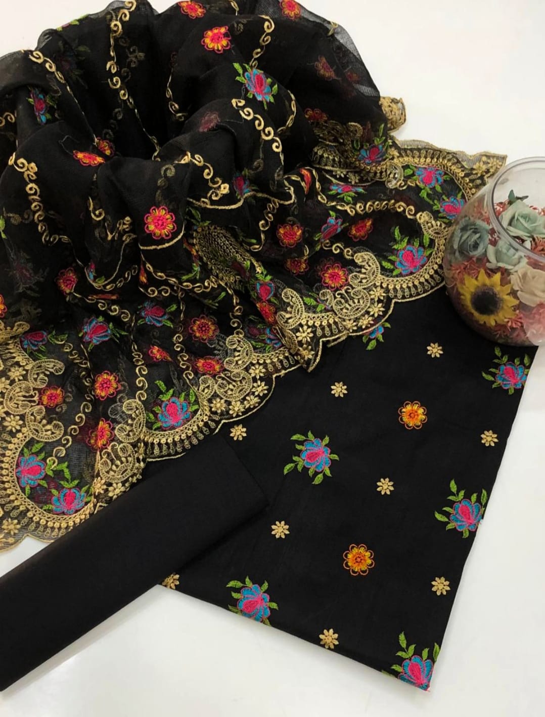 Computer Embroidery Lawn 3pc