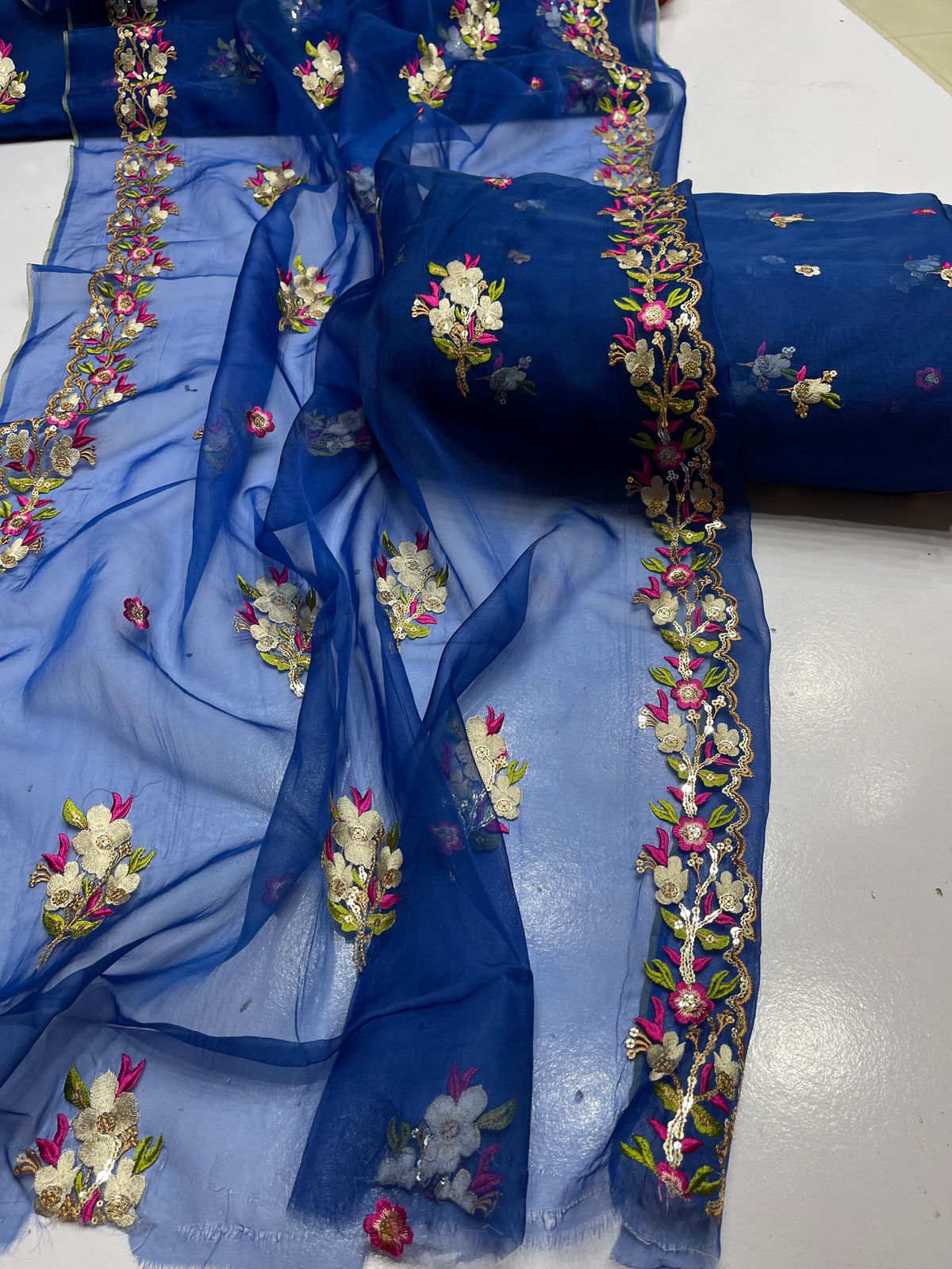Organza 3pc Unstitch
