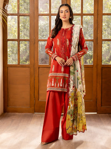 💯 Original Mahajal by Gull Jee Lawn 3pc 2