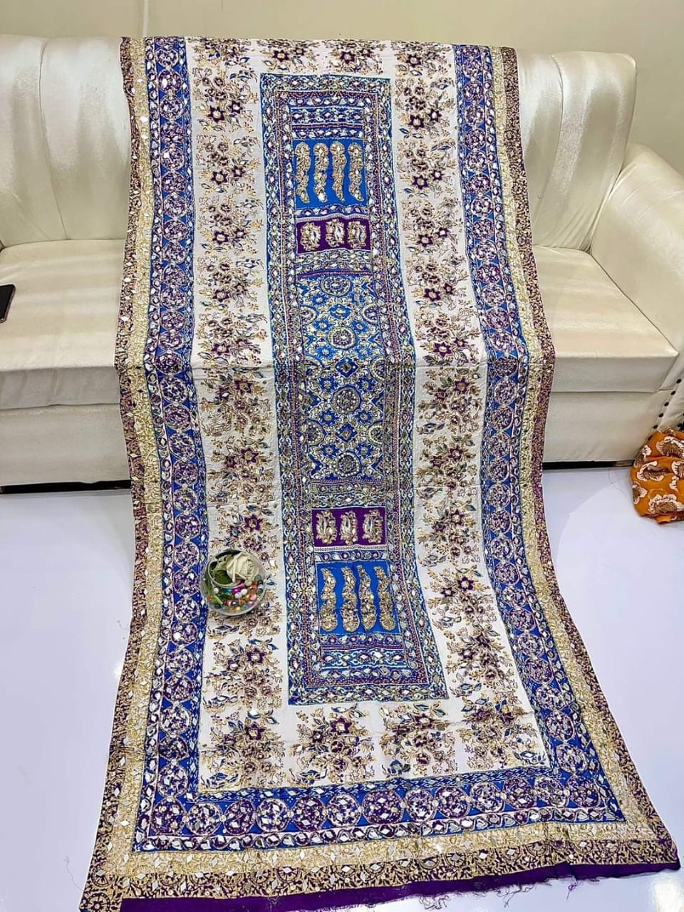 Indian Kattan Silk Shawls