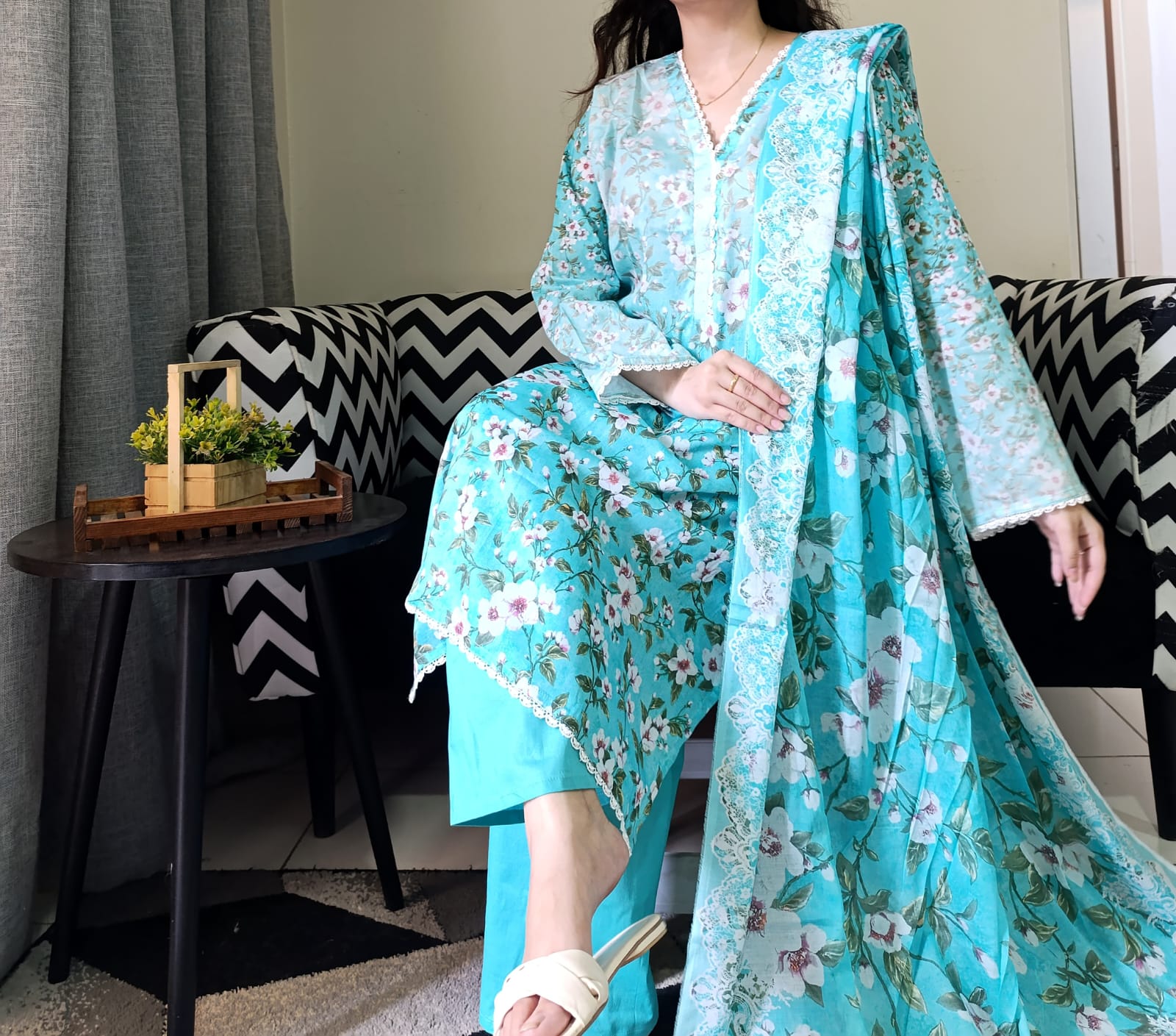 Lawn Stitch 3pc Dress 👗 3