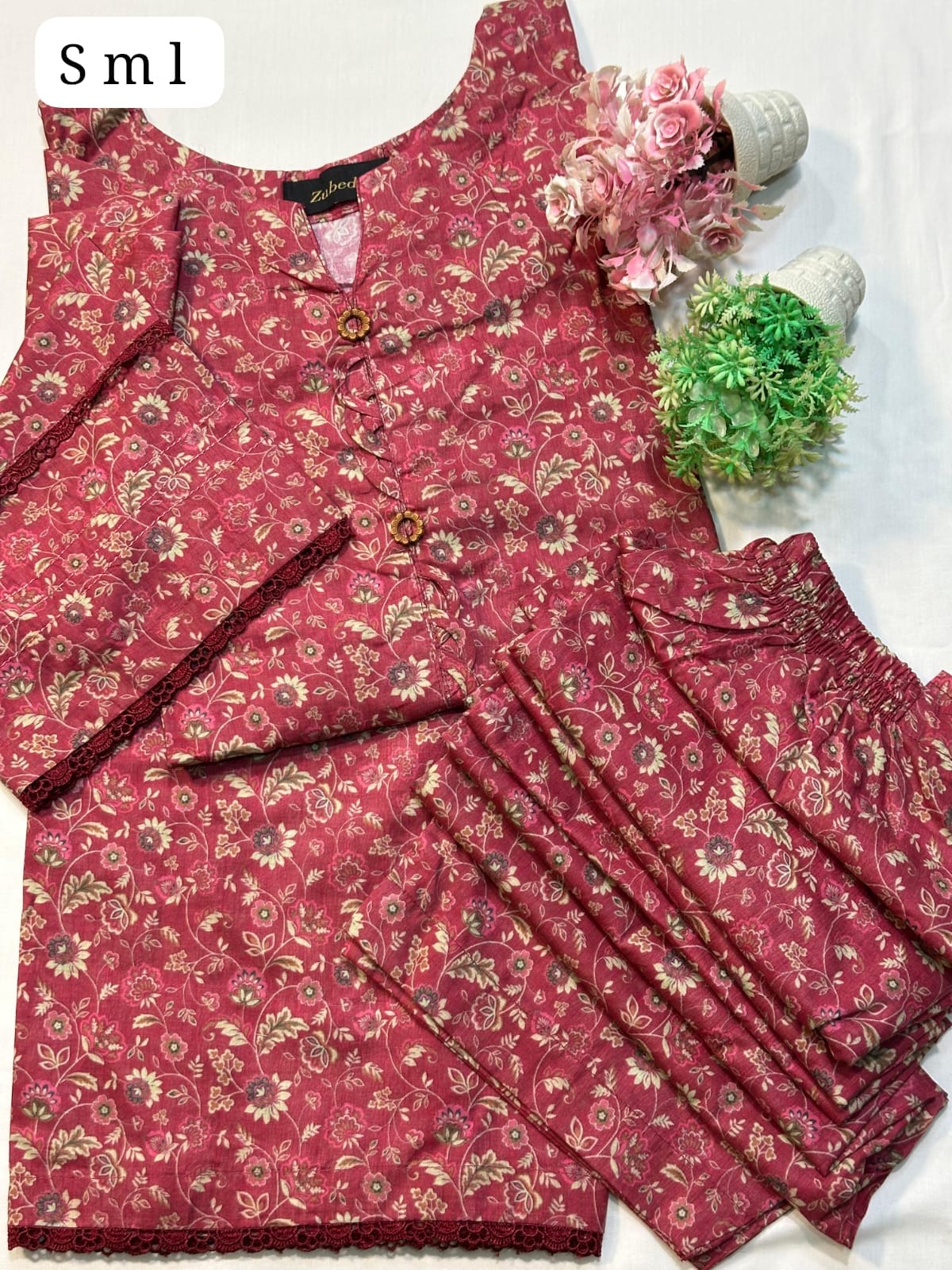 M Prints by Zubeda 2pc Stitch Lawn