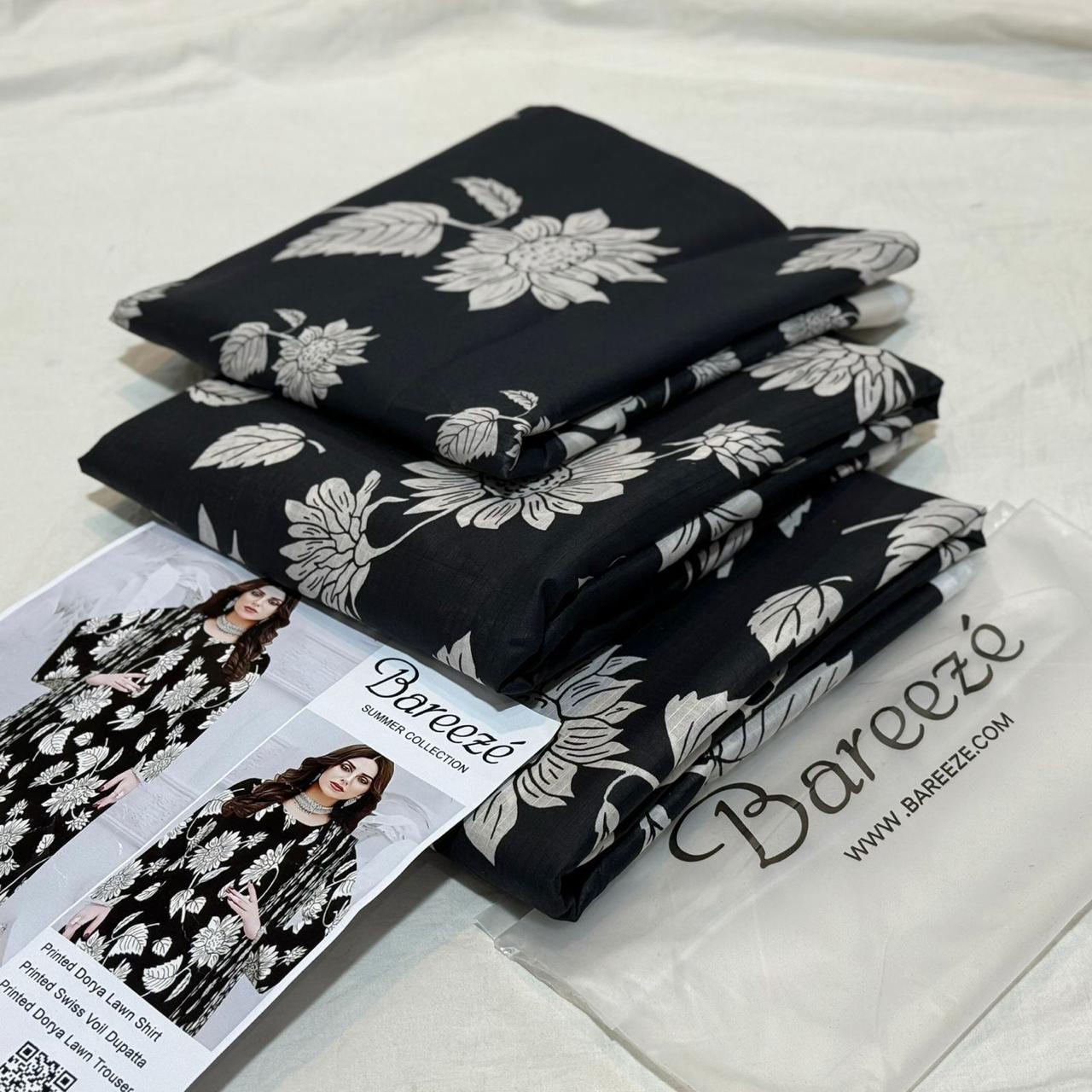 Bareeze Lawn 3pc Original Stock