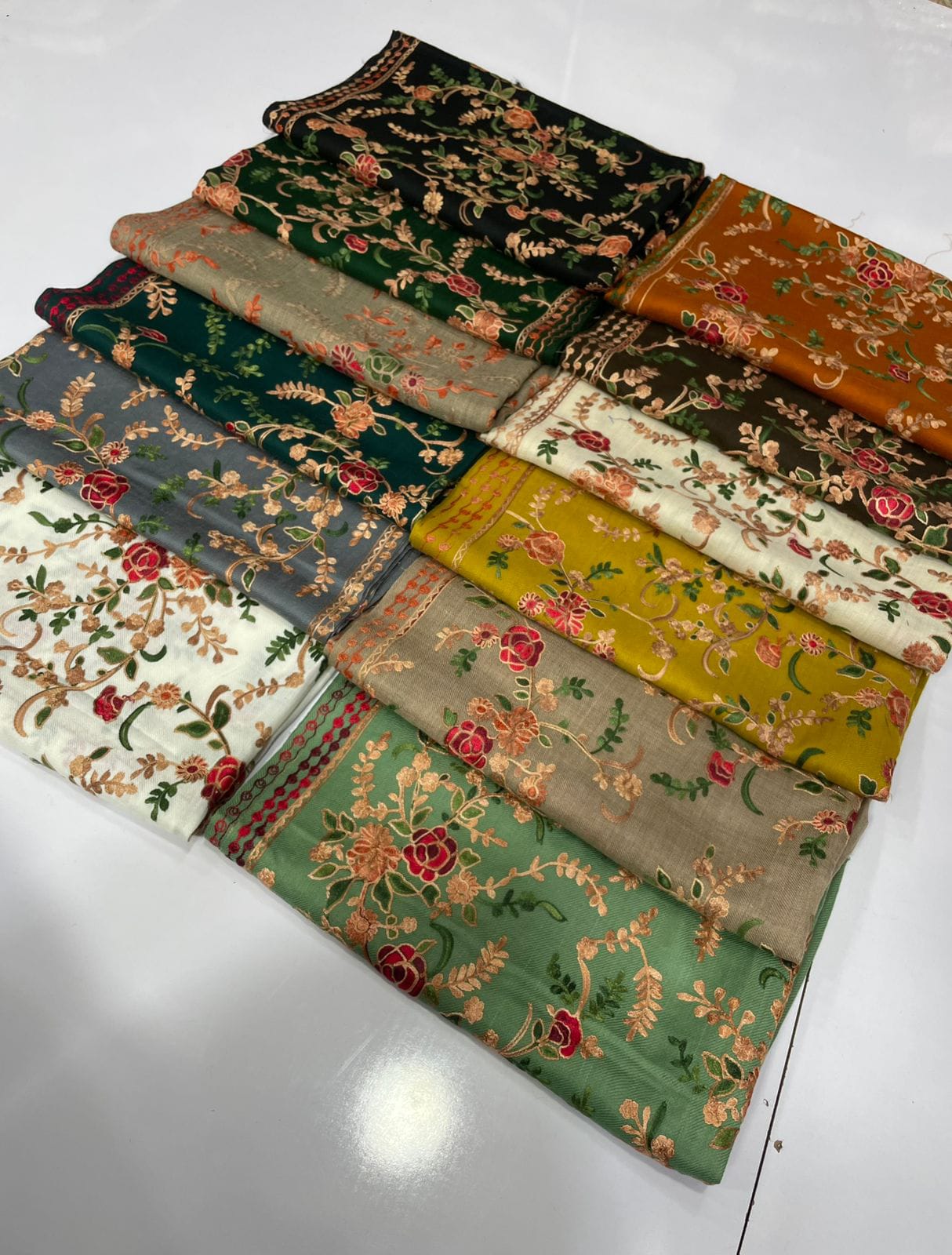 Pashmina Kashmiri Embroidered Stoles