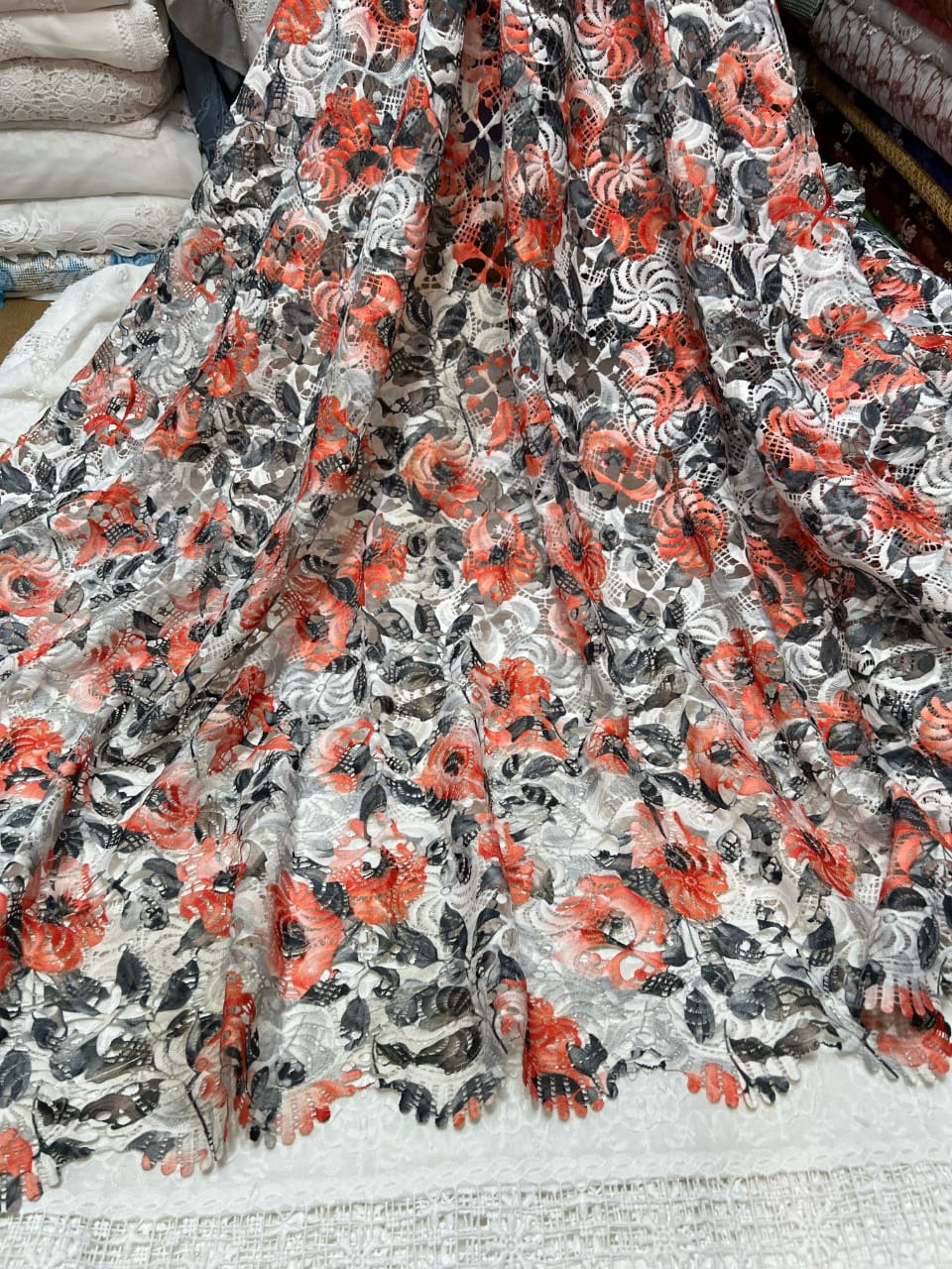 Qureshia Digital Print Cutwork Shirts 👕